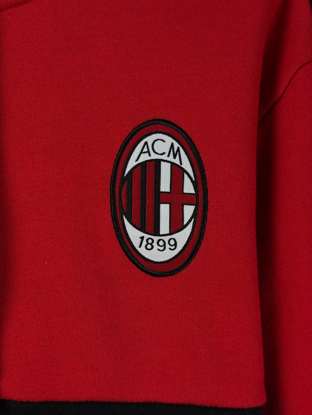 Adid*s® Medium | Chest: 22" | Red & Black | Jacket with Hoodie | Inner: Fleece | 1804 - Genuine Maal