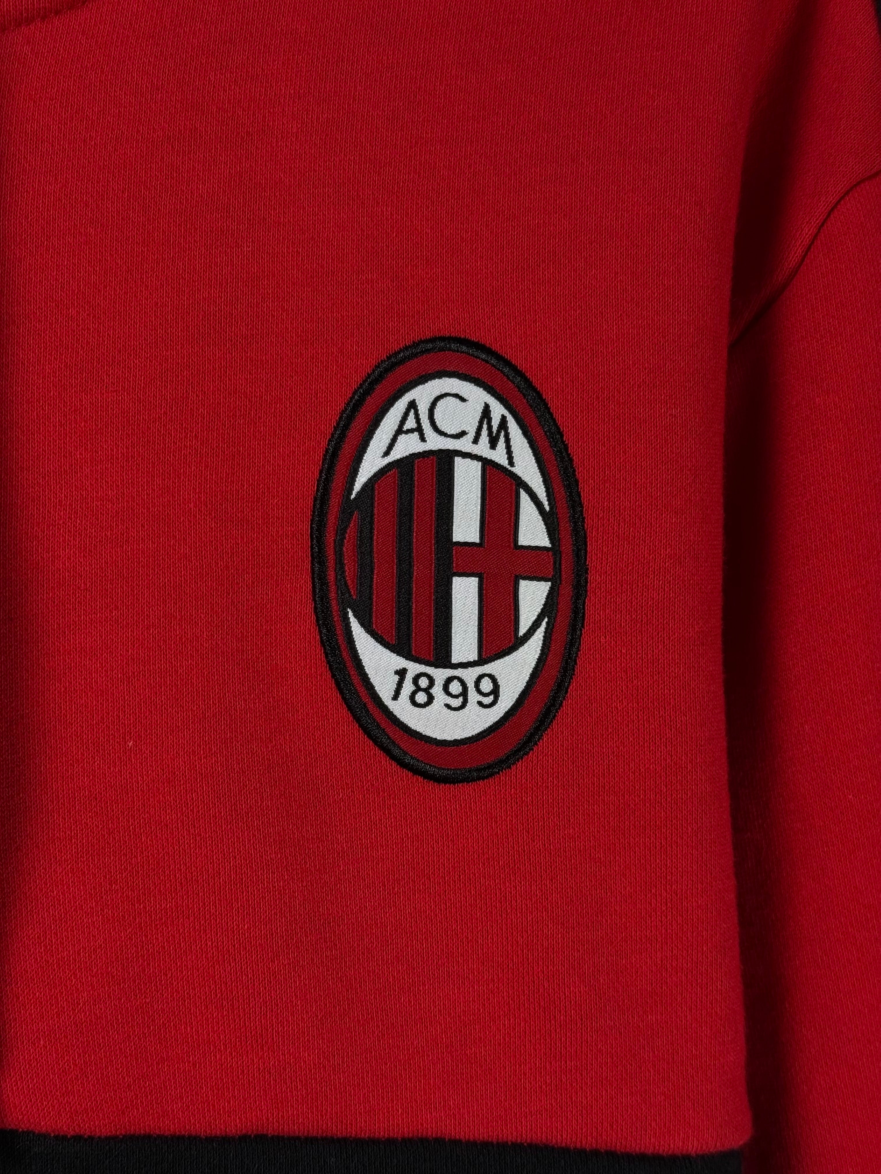 Adid*s® Medium | Chest: 22" | Red & Black | Jacket with Hoodie | Inner: Fleece | 1804 - Genuine Maal