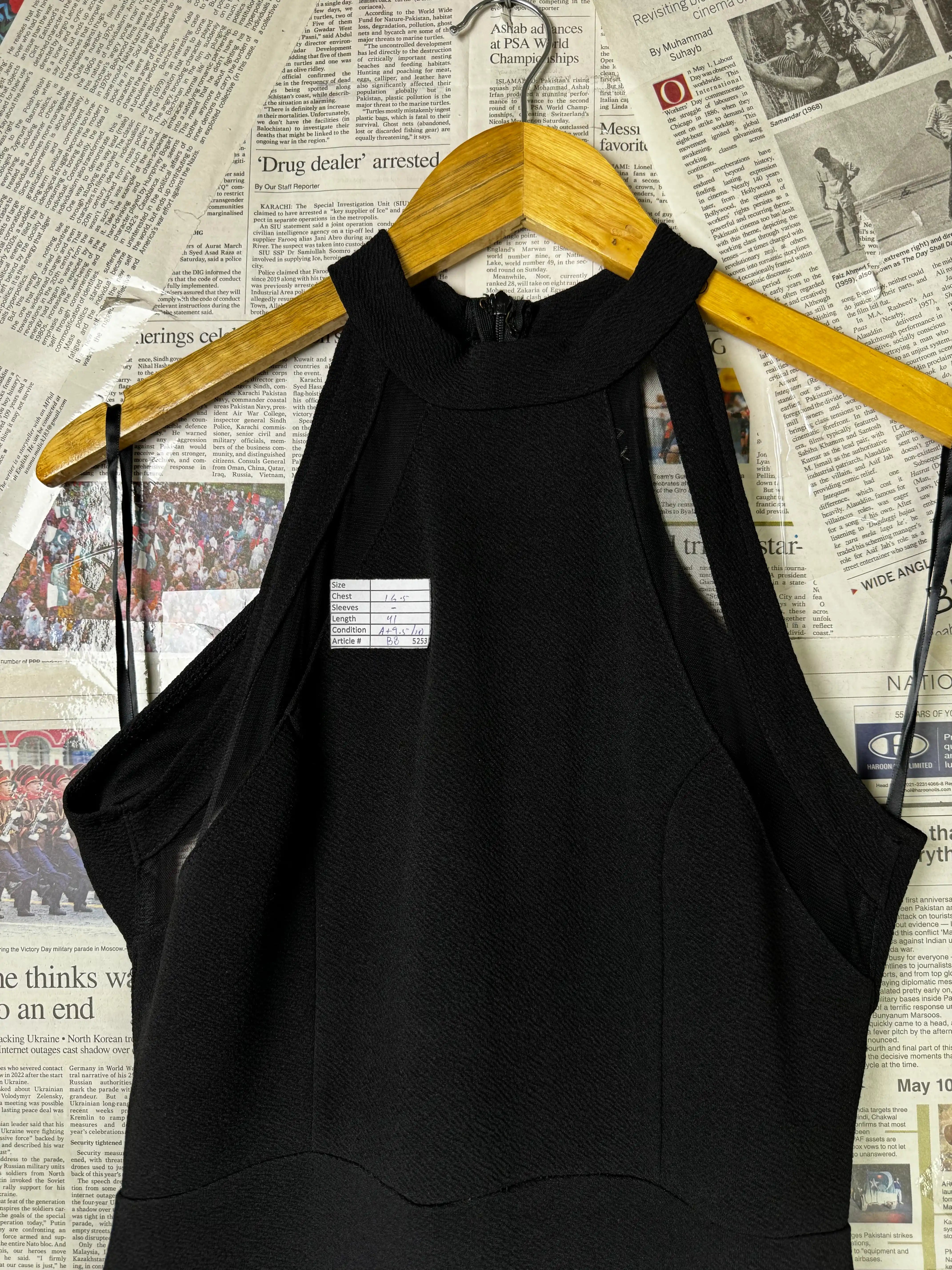 AX Paris® XS | Bust: 16.5" | Black | Mini Dress | B8 - 5253 - Genuine Maal