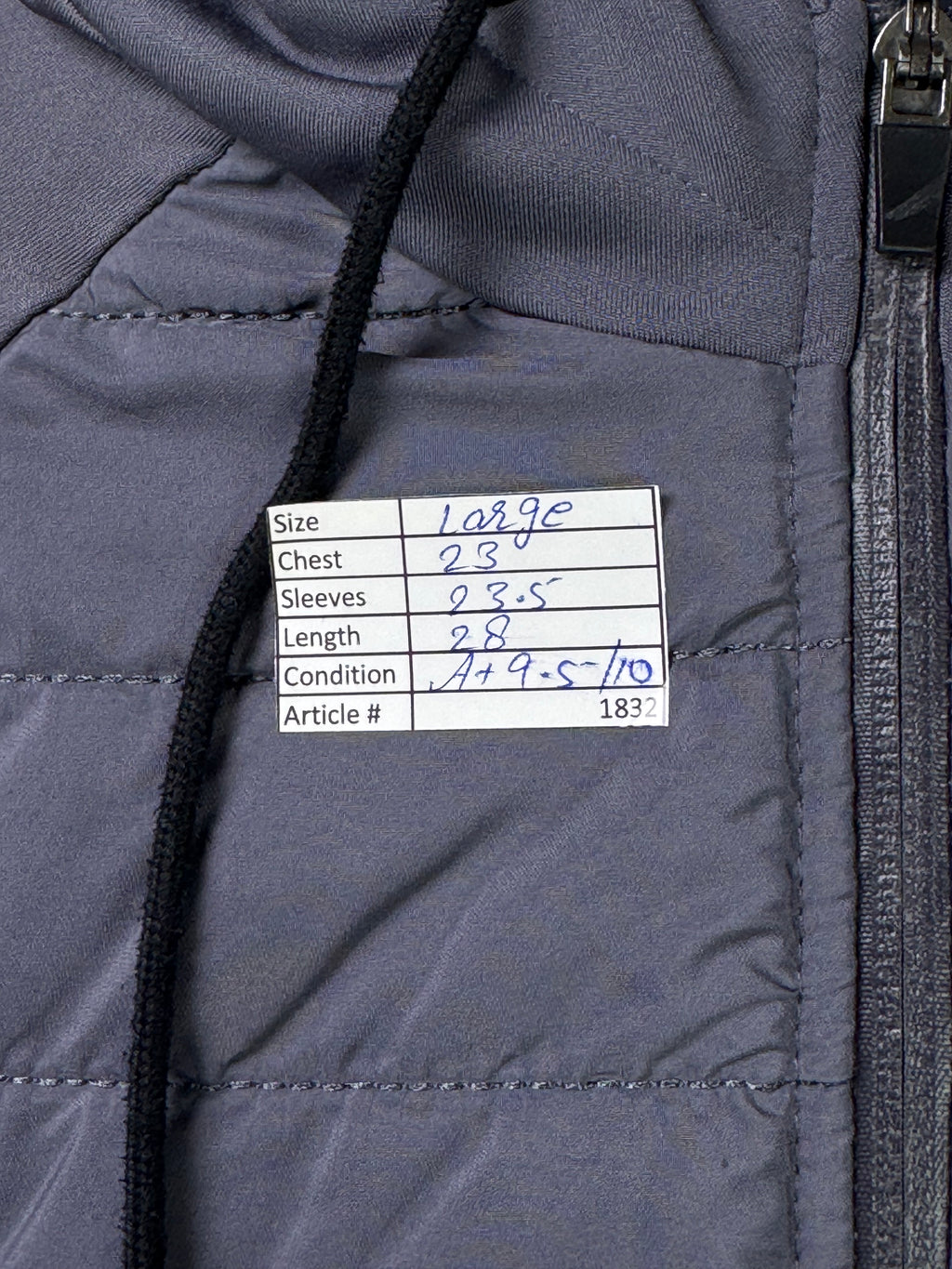 MAN® Large | Chest: 23" | Grey | Hoodie | Inner: Fleece | 1832 - Genuine Maal