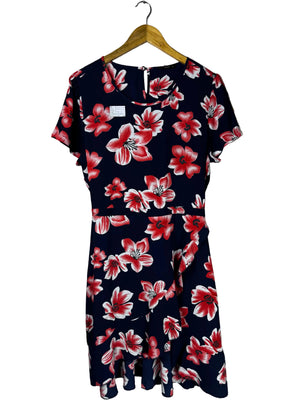 Only® Large | Bust: 20" | Floral Print | Mini Dress | B9 - 5258 - Genuine Maal