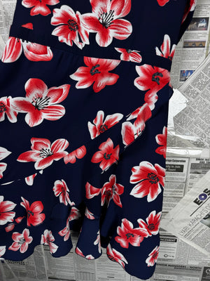 Only® Large | Bust: 20" | Floral Print | Mini Dress | B9 - 5258 - Genuine Maal
