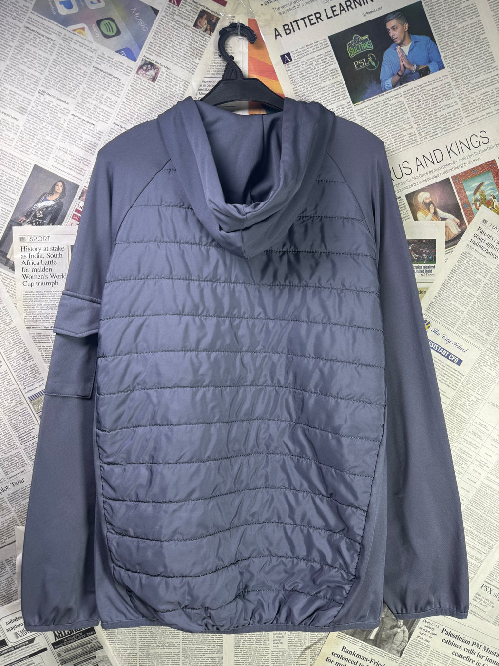 MAN® Large | Chest: 23" | Grey | Hoodie | Inner: Fleece | 1832 - Genuine Maal