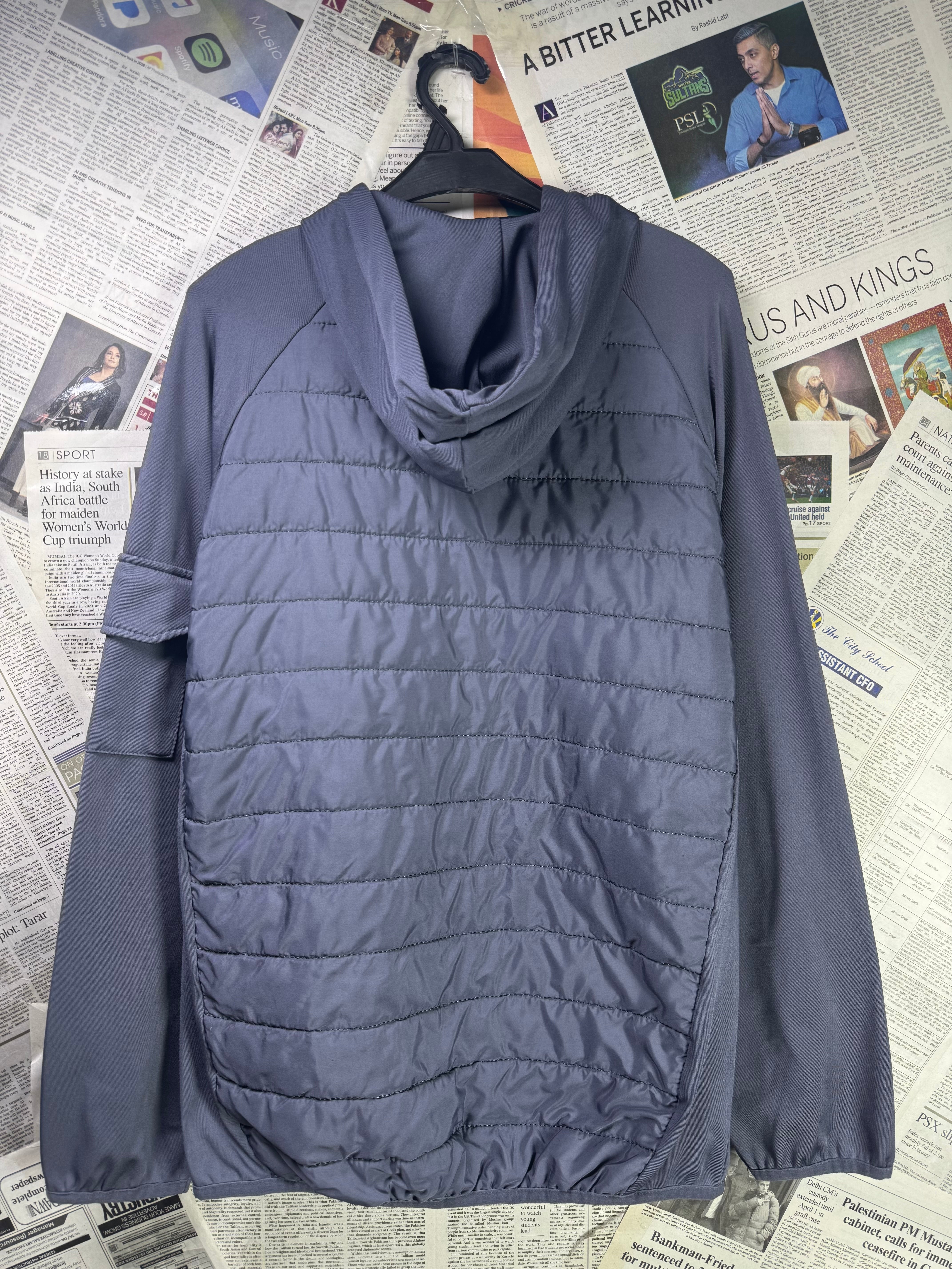 MAN® Large | Chest: 23" | Grey | Hoodie | Inner: Fleece | 1832 - Genuine Maal