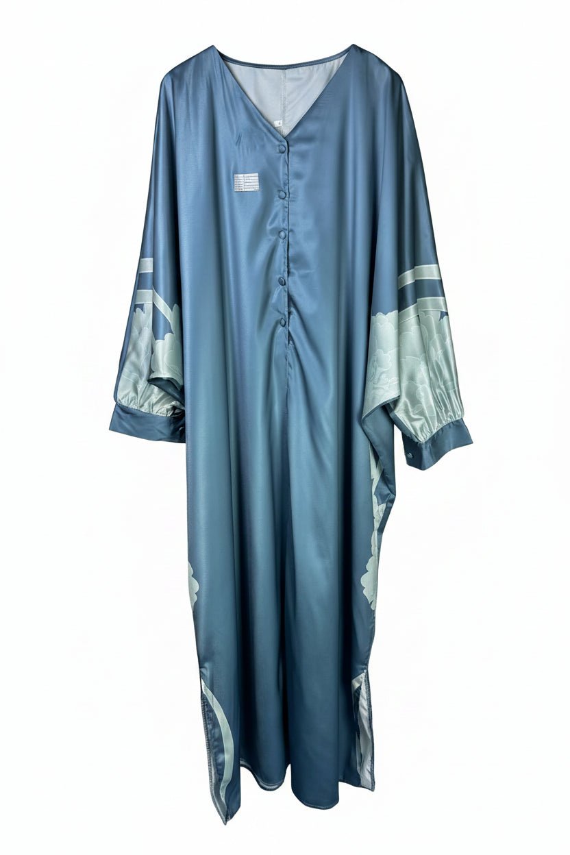 ® XXL | Bust: 42" | Slate Blue | Maxi Dress | B9 - 5462 - Genuine Maal