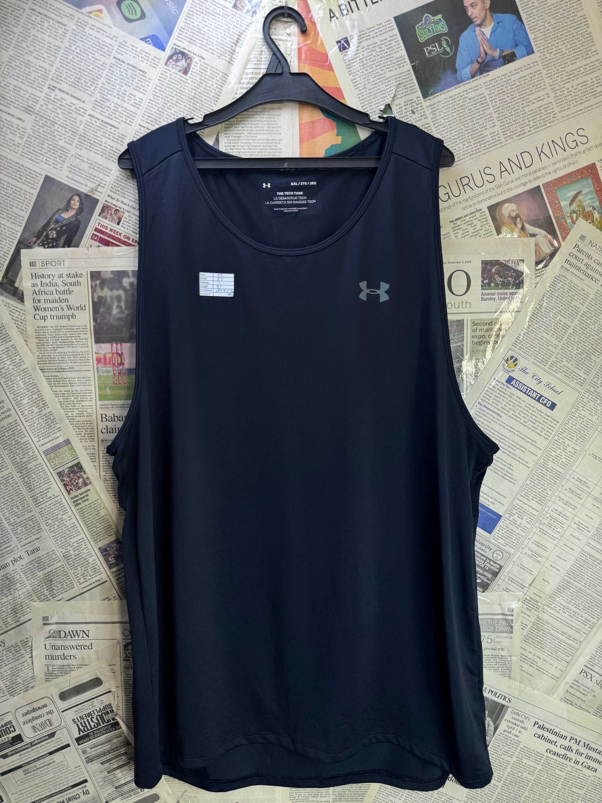 Under Armo*r® XL | Chest: 25" | Sports Tango | Poly | 4071 - Genuine Maal