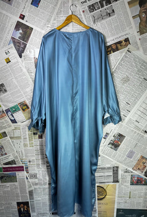 ® XXL | Bust: 42" | Slate Blue | Maxi Dress | B9 - 5462 - Genuine Maal