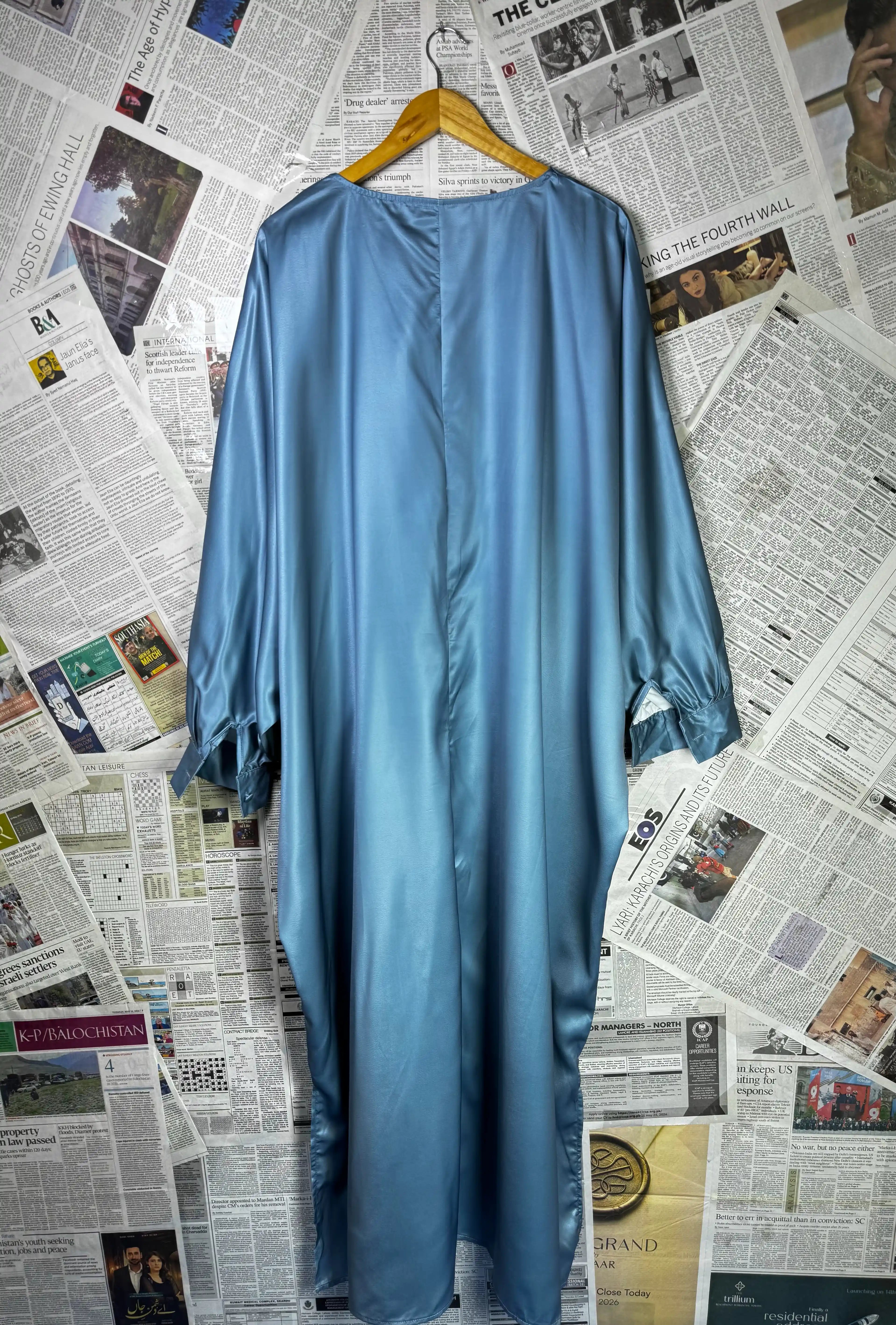 ® XXL | Bust: 42" | Slate Blue | Maxi Dress | B9 - 5462 - Genuine Maal