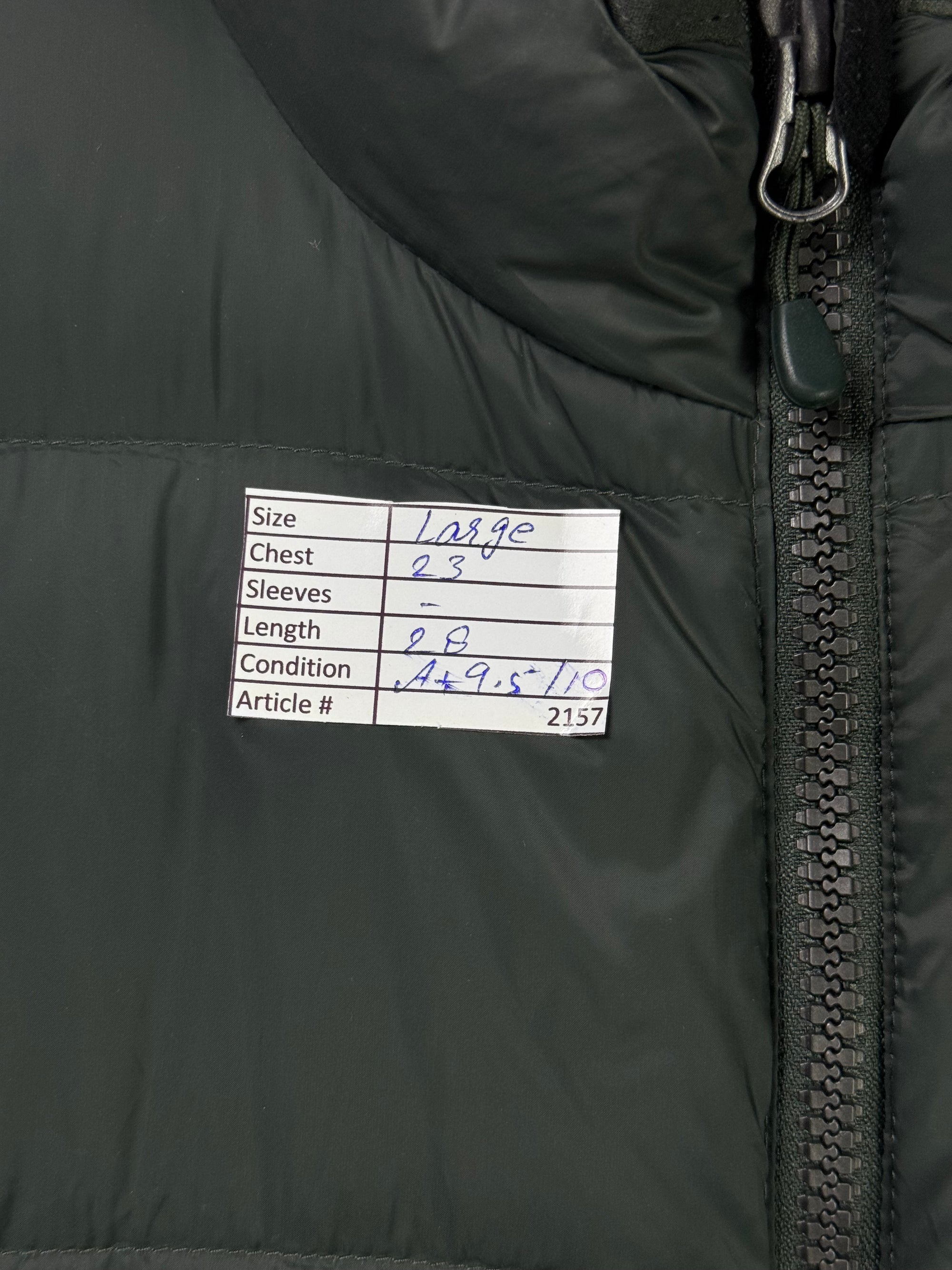 Crane® Large | Chest: 23" | Dark Olive | Puffer Jacket | Filling: Down/Feather | 2157 - Genuine Maal