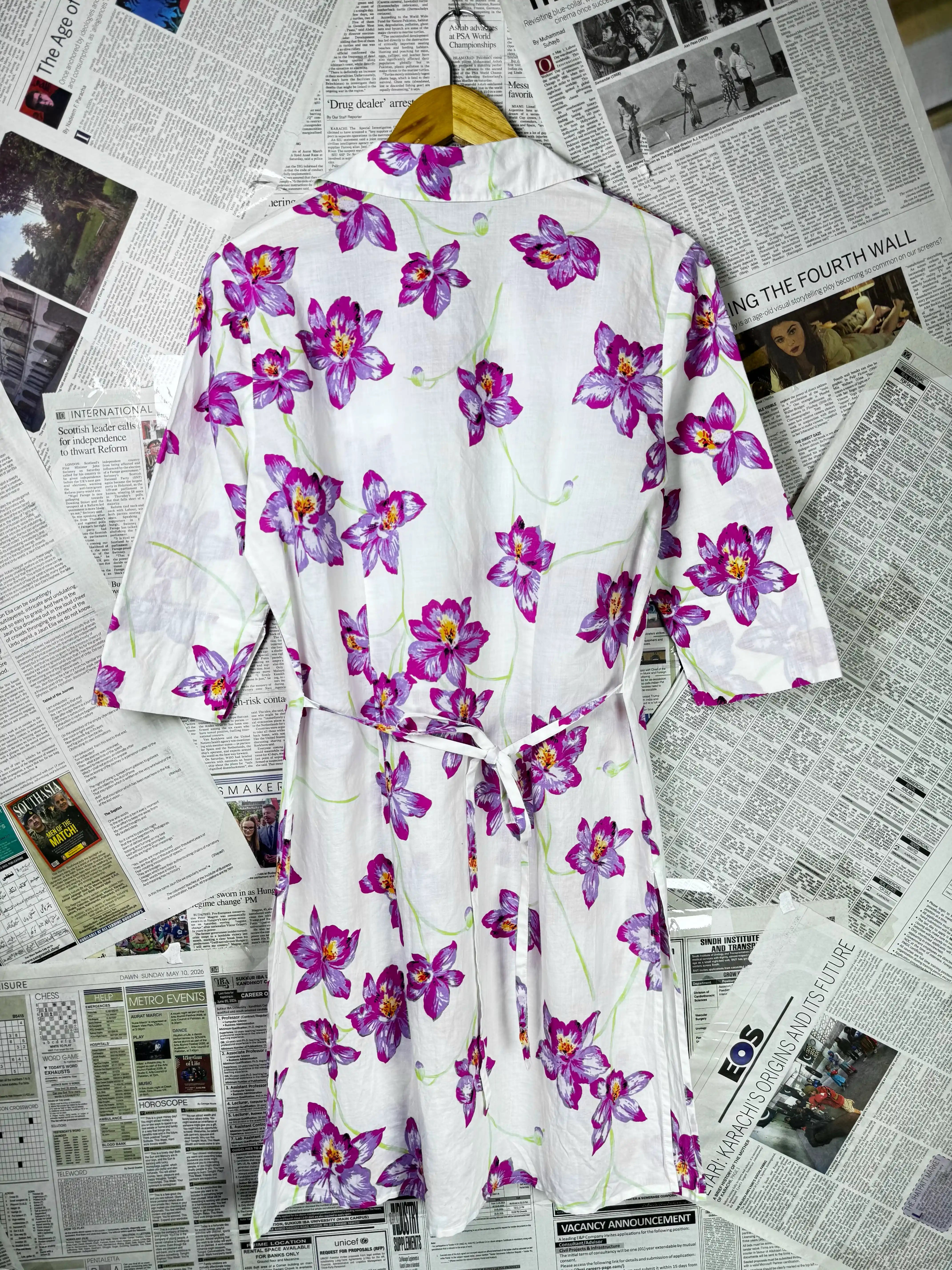 Next® Large | Bust: 20" | Floral Print | Mini Dress | B9 - 5461 - Genuine Maal