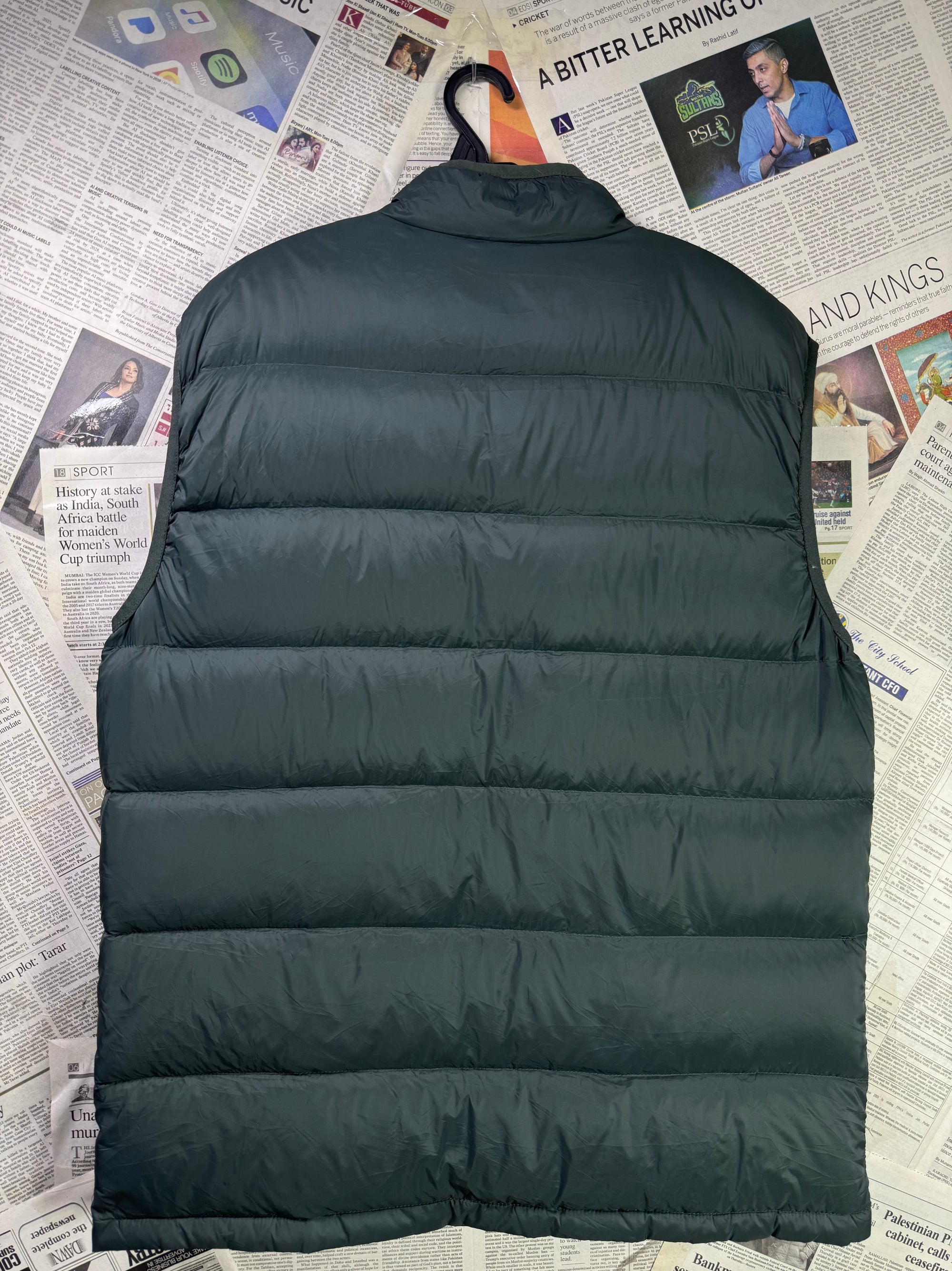 Crane® Large | Chest: 23" | Dark Olive | Puffer Jacket | Filling: Down/Feather | 2157 - Genuine Maal