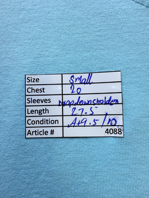 H&M® Small | Chest: 20" | Blue | Dropdown T-Shirt | 4088 - Genuine Maal