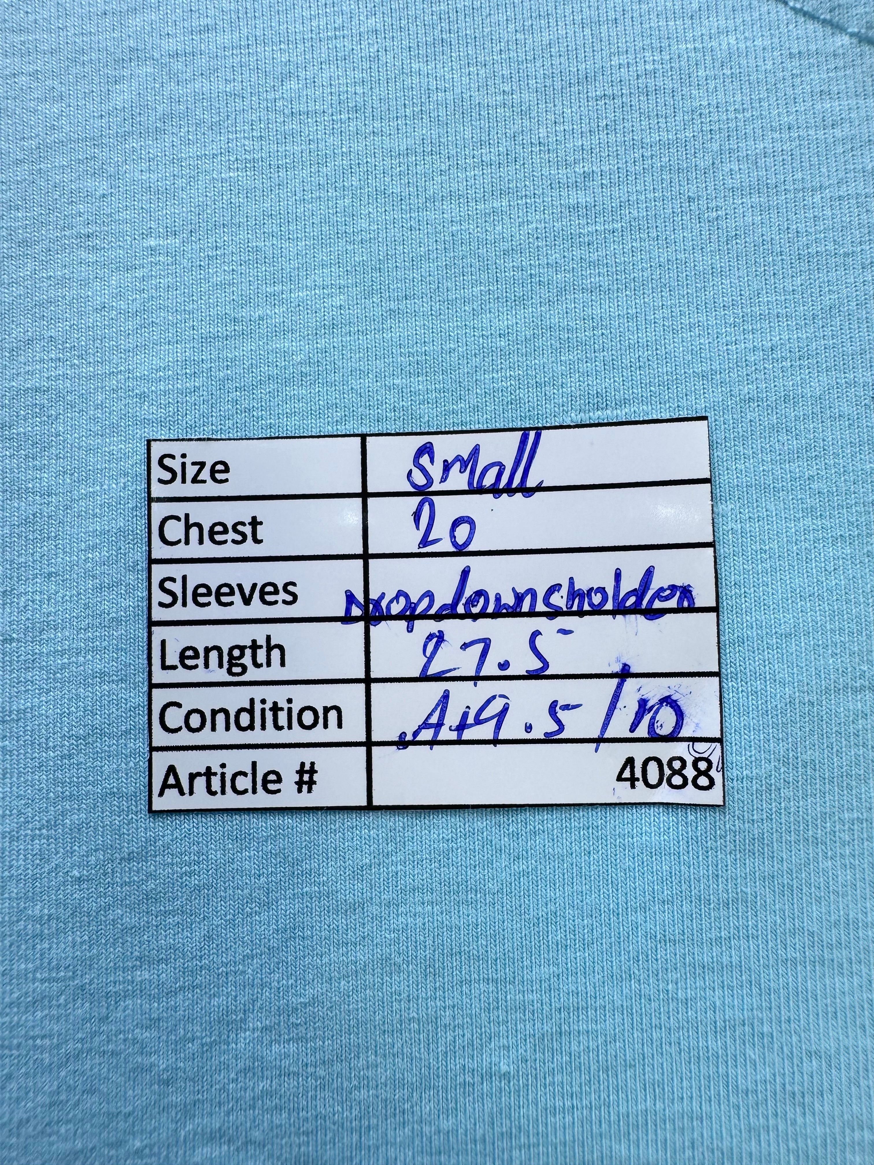 H&M® Small | Chest: 20" | Blue | Dropdown T-Shirt | 4088 - Genuine Maal