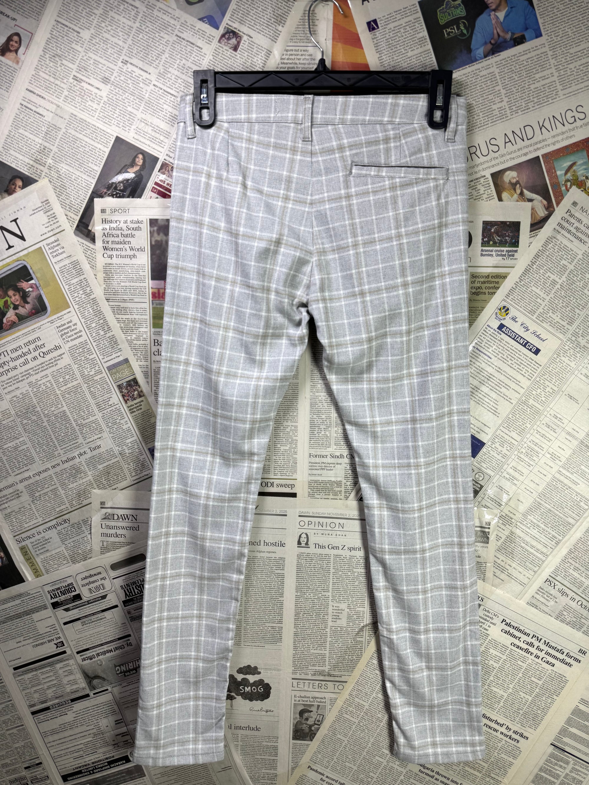 Topman® Waist: 30" | Grey | Golf Pant | Fit: Skinny | Poly - Viscose | 2689 - Genuine Maal