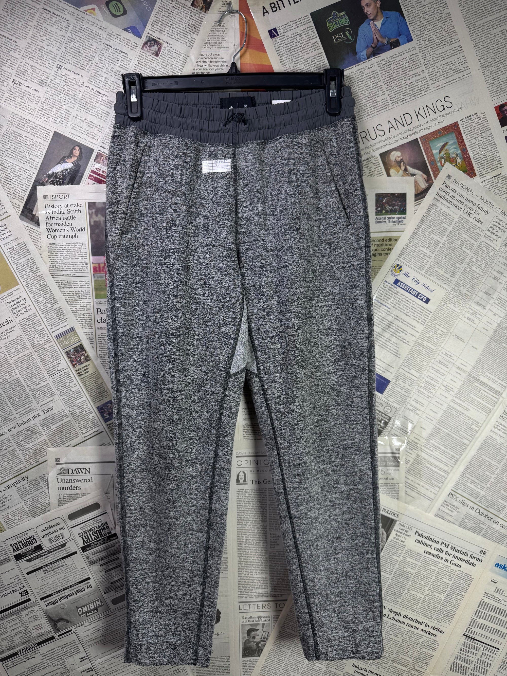 Adid*s® Waist: 28" to 30" | Grey | Training Trouser | 2683 - Genuine Maal