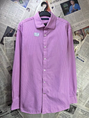 Tommy Hilfig*r® Medium | Chest: 22.5" | Pin Check | Shirt | Cotton | 4085 - Genuine Maal