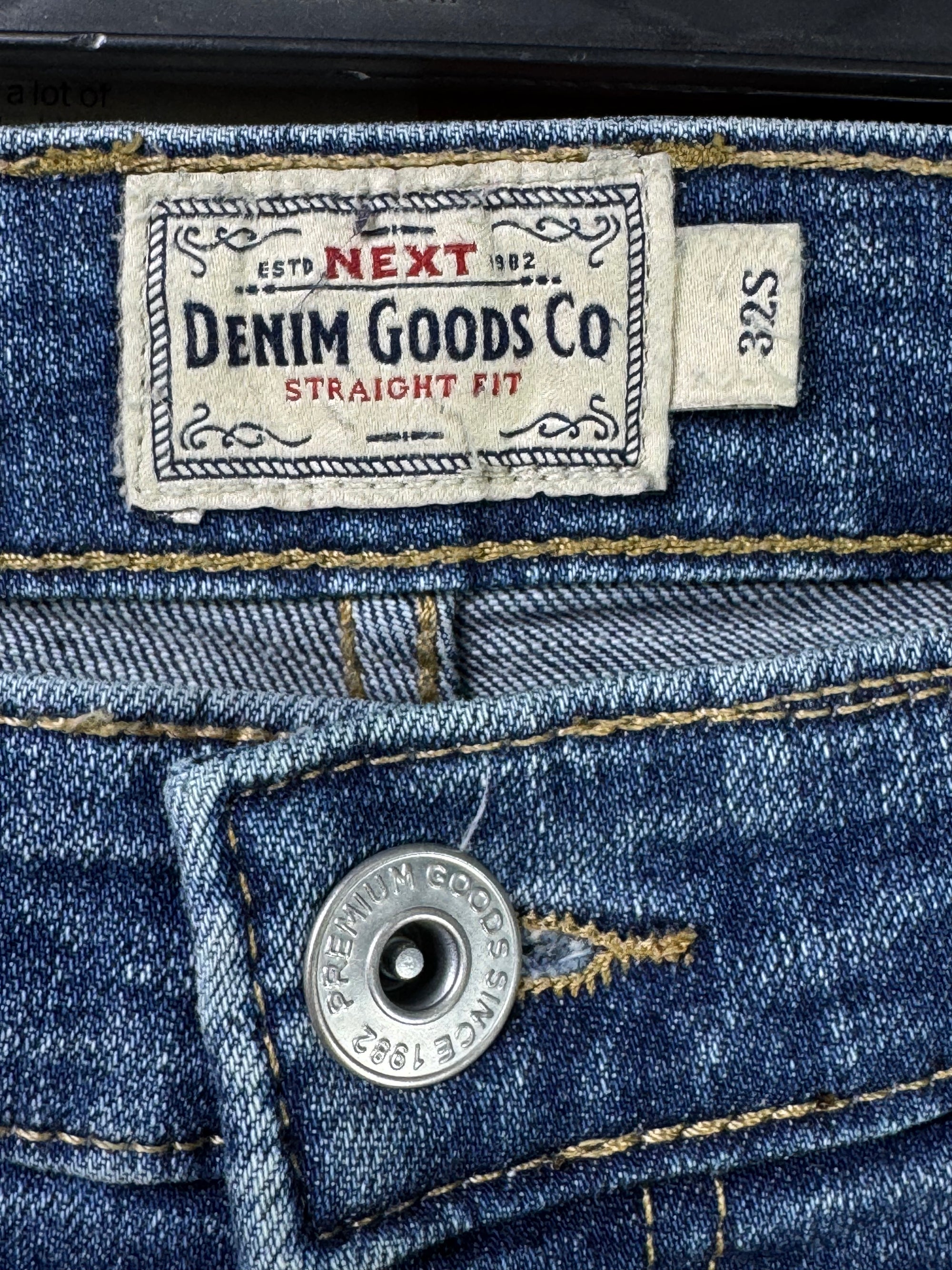 Next® Waist: 34" | Blue | Denim Pant | Fit: Straight | 2682 - Genuine Maal