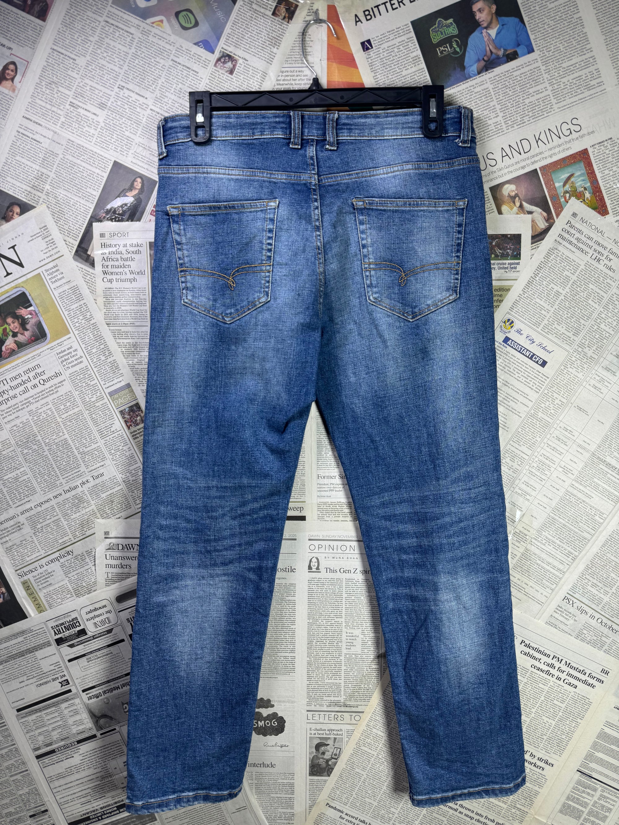 Next® Waist: 34" | Blue | Denim Pant | Fit: Straight | 2682 - Genuine Maal