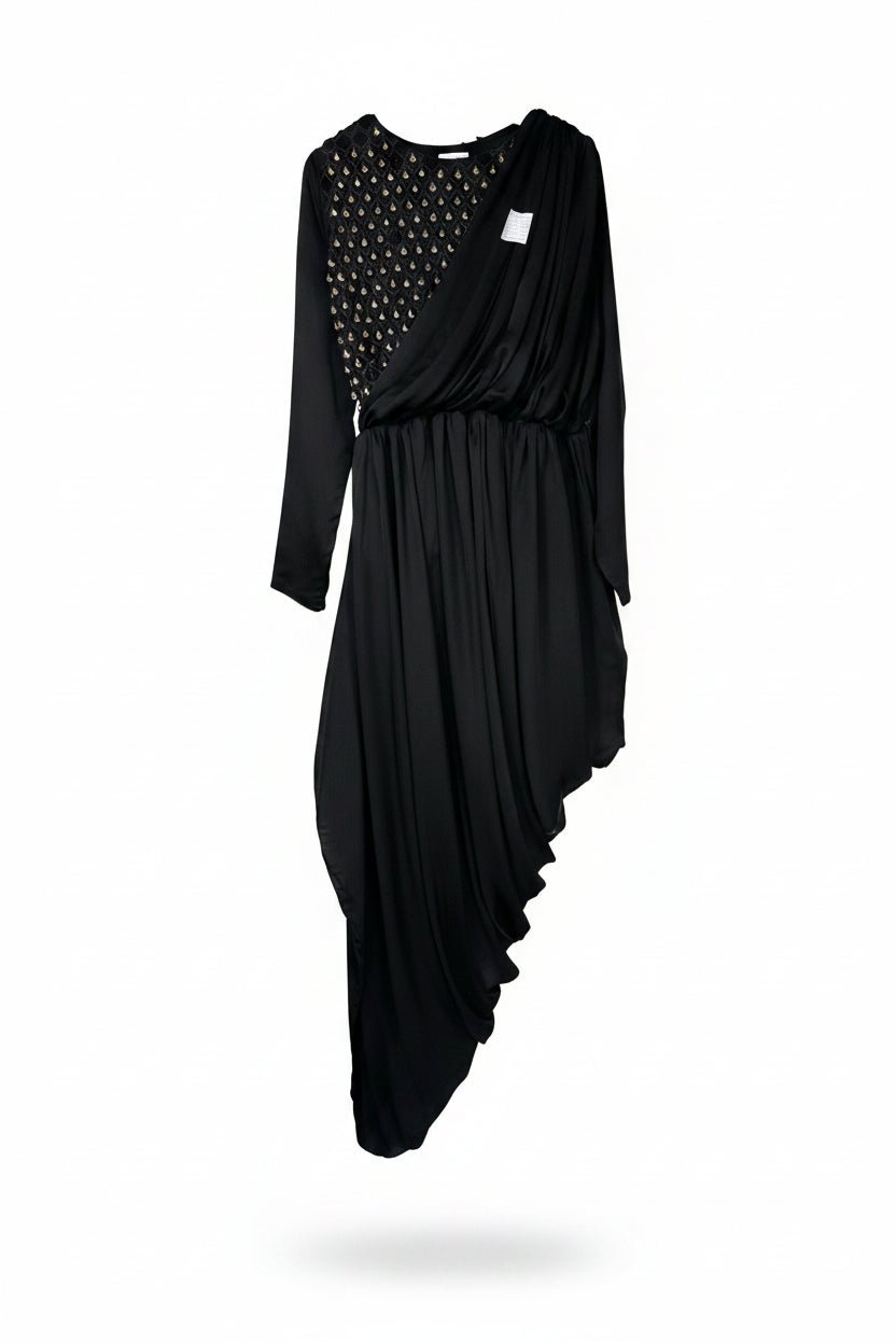 ® Medium | Bust: 19.5" | Metallic Studs | Maxi Dress | B9 - 5446 - Genuine Maal