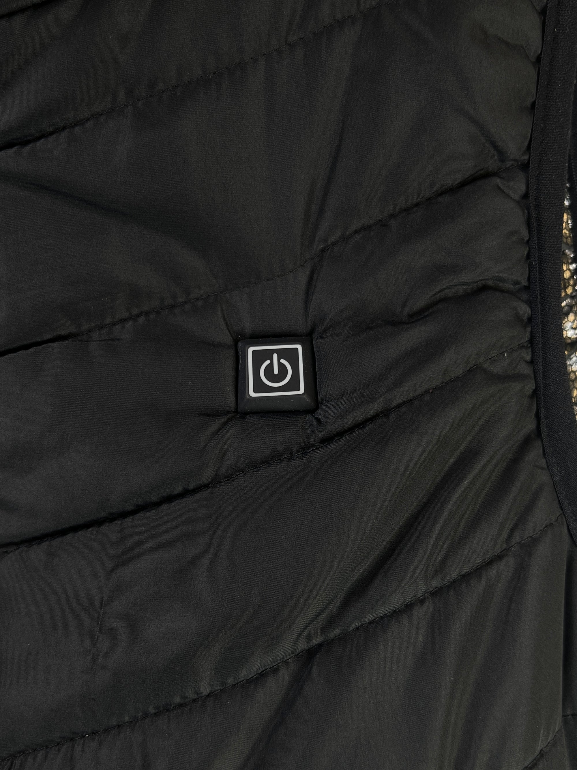 ® Small | Chest: 20" | Black | Power Bank Powered Warm Sleeveless Jacket | 1892 - Genuine Maal