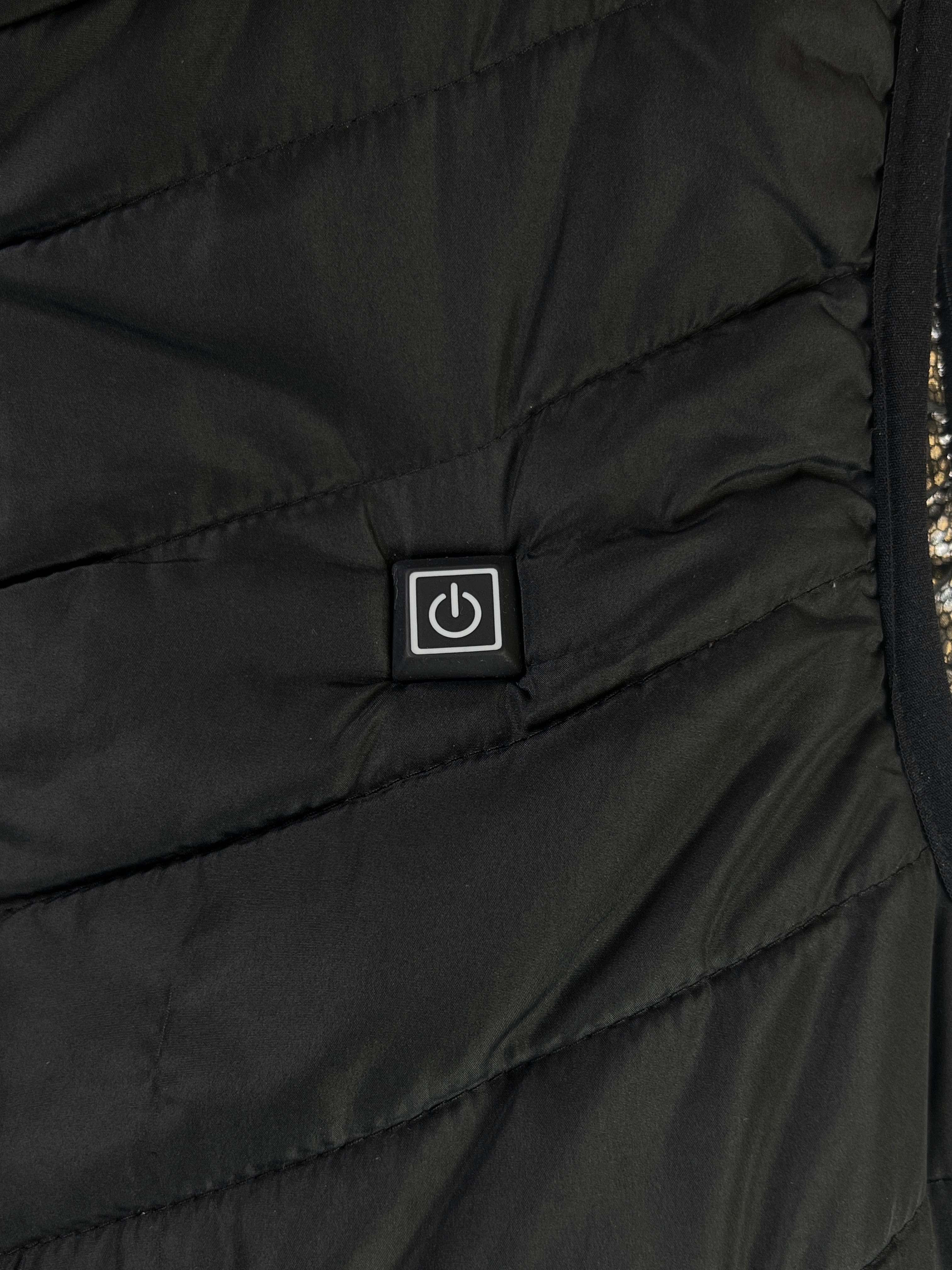 ® Small | Chest: 20" | Black | Power Bank Powered Warm Sleeveless Jacket | 1892 - Genuine Maal
