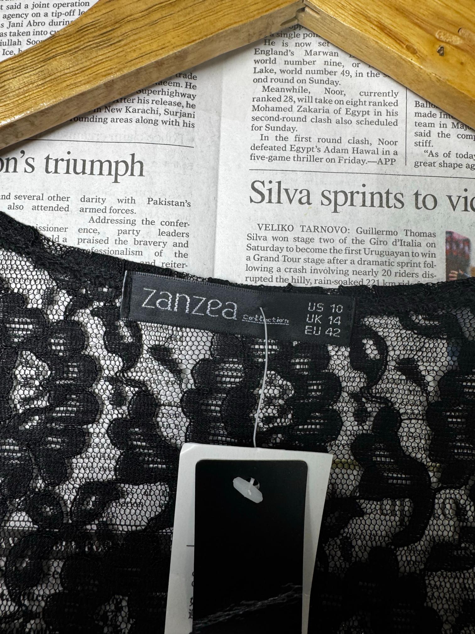Zanzea® Medium | Bust: 19" | Floral Lace Fabric | Cardigan Maxi Dress | B9 - 5073 - Genuine Maal