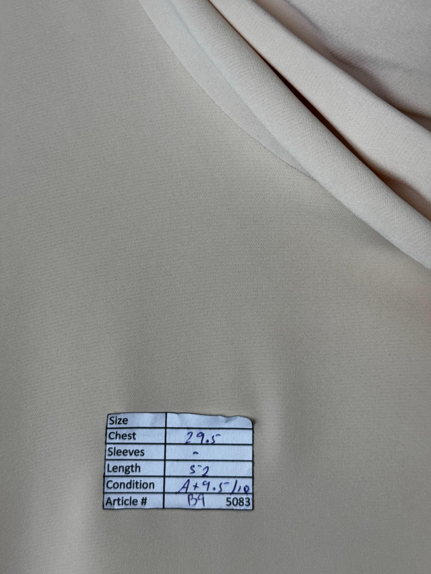 ® Medium | Bust: 29.5" | Light Cream | Abaya Maxi Dress | B9 - 5083 - Genuine Maal