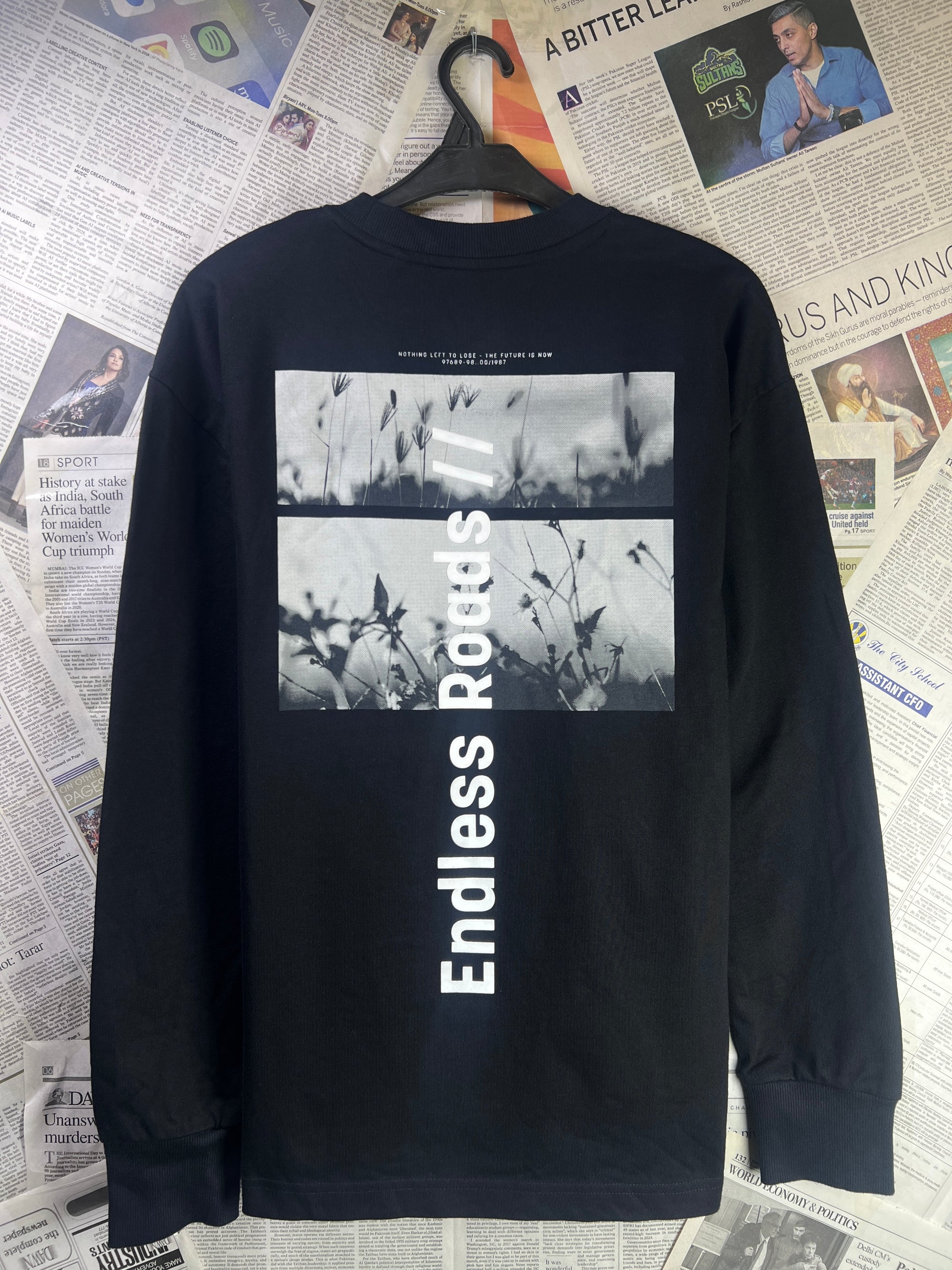 Next® Small | Chest: 19" | Black | Sweat Shirt | Cotton | 1885 - Genuine Maal