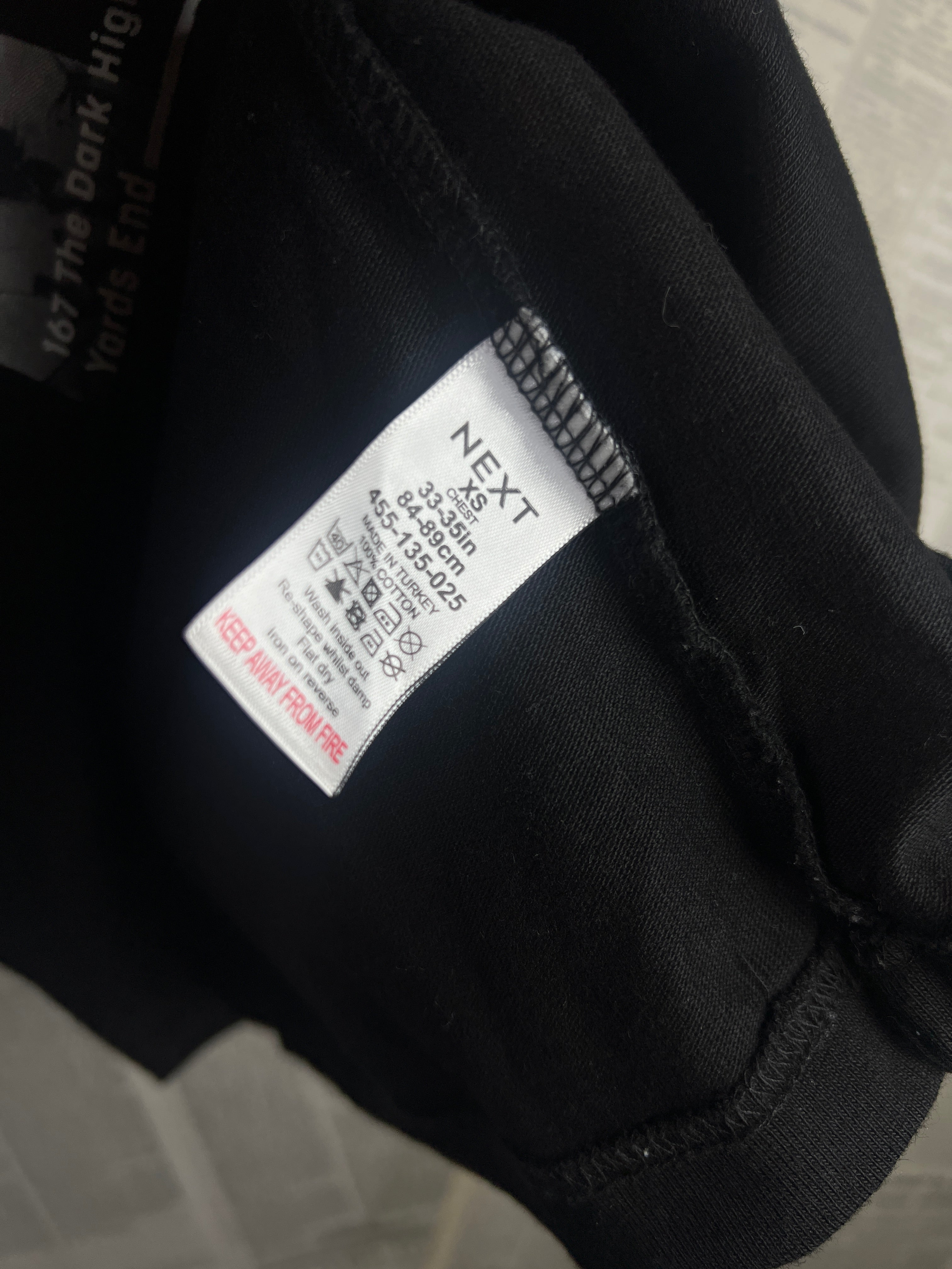 Next® Small | Chest: 19" | Black | Sweat Shirt | Cotton | 1885 - Genuine Maal