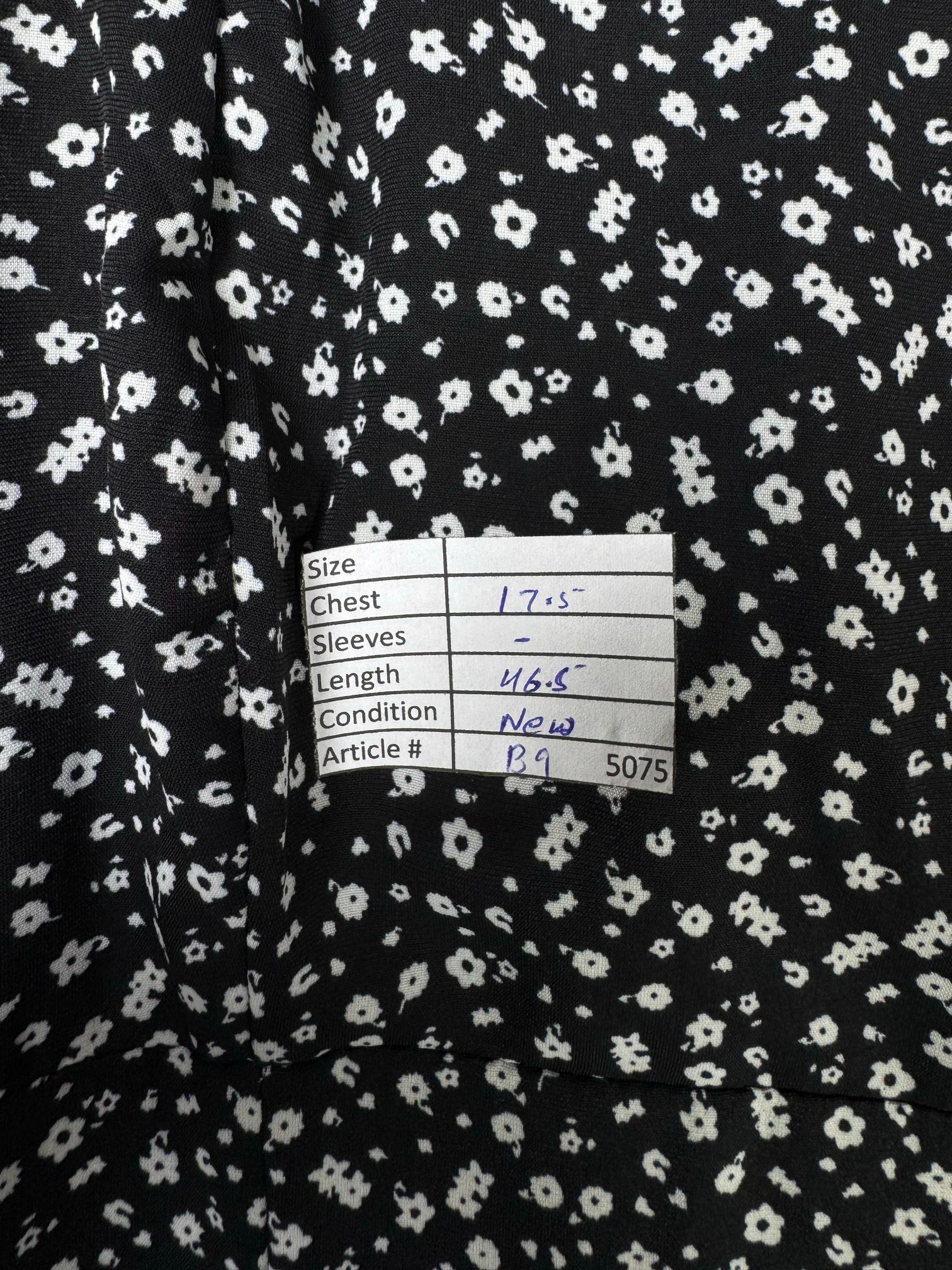 Shein® Small | Bust: 17.5" | Ditsy Floral Print | Midi Dress | B9 - 5075 - Genuine Maal