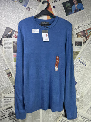 Primark® Small | Chest: 19" | Aqua Blue | Knit Sweater | Acrylic | 2024 - Genuine Maal