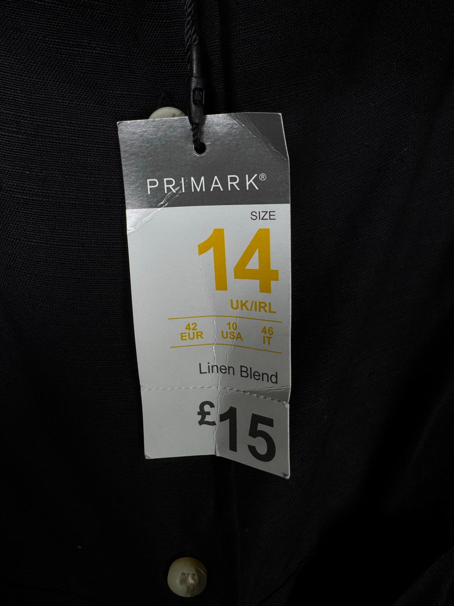 Primark® Medium | Bust: 19" | Black | Jumpsuit | B9 - 5071 - Genuine Maal