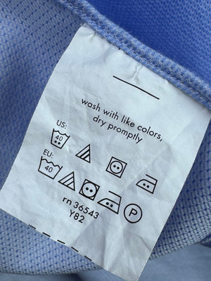 Michael Kors® Large | Blue | Collar 16.5" Shirt | Cotton - Elastane | 4267 - Genuine Maal