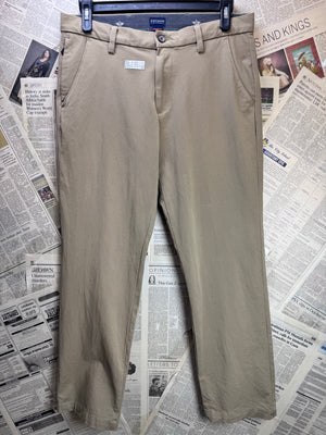 D*ckers® Waist: 34" | Khaki | Straight - Fit Chino Pants | Cotton - Elastane | 1453 | Made in Bangladesh - Genuine Maal