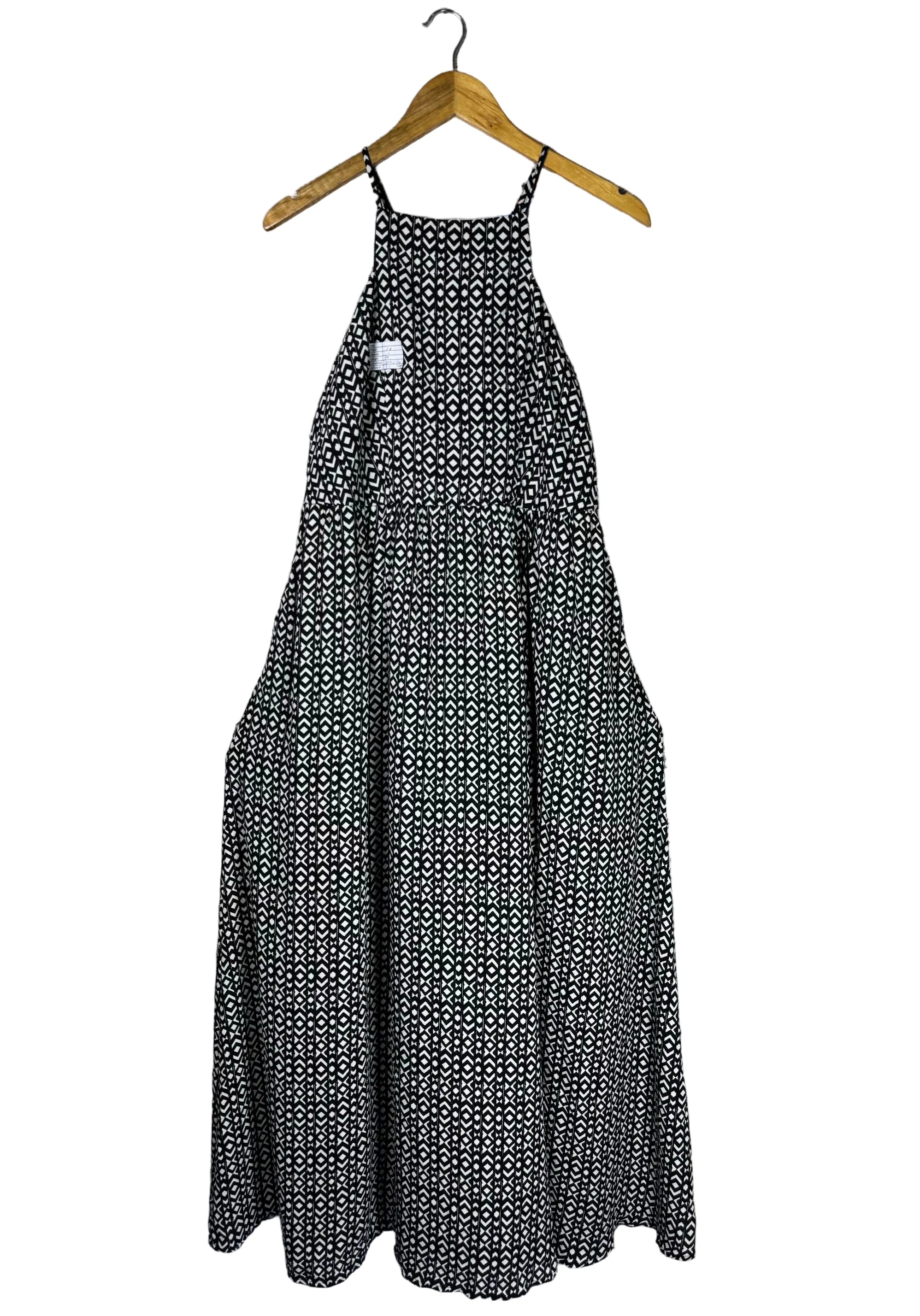 Next® XS | Bust: 16" | Geometric | Maxi Dress | B9 - 5088 - Genuine Maal