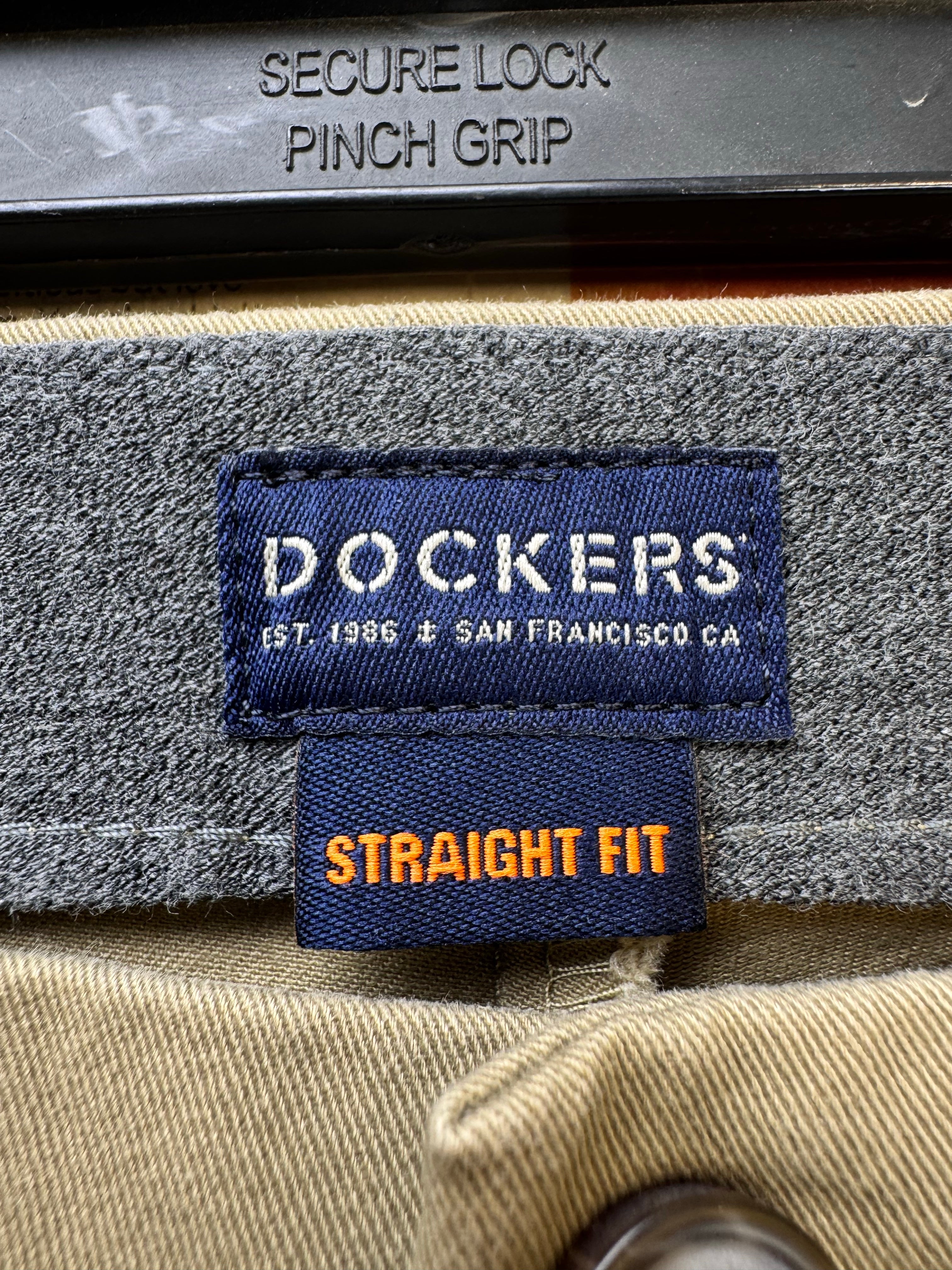 D*ckers® Waist: 34" | Khaki | Straight - Fit Chino Pants | Cotton - Elastane | 1453 | Made in Bangladesh - Genuine Maal