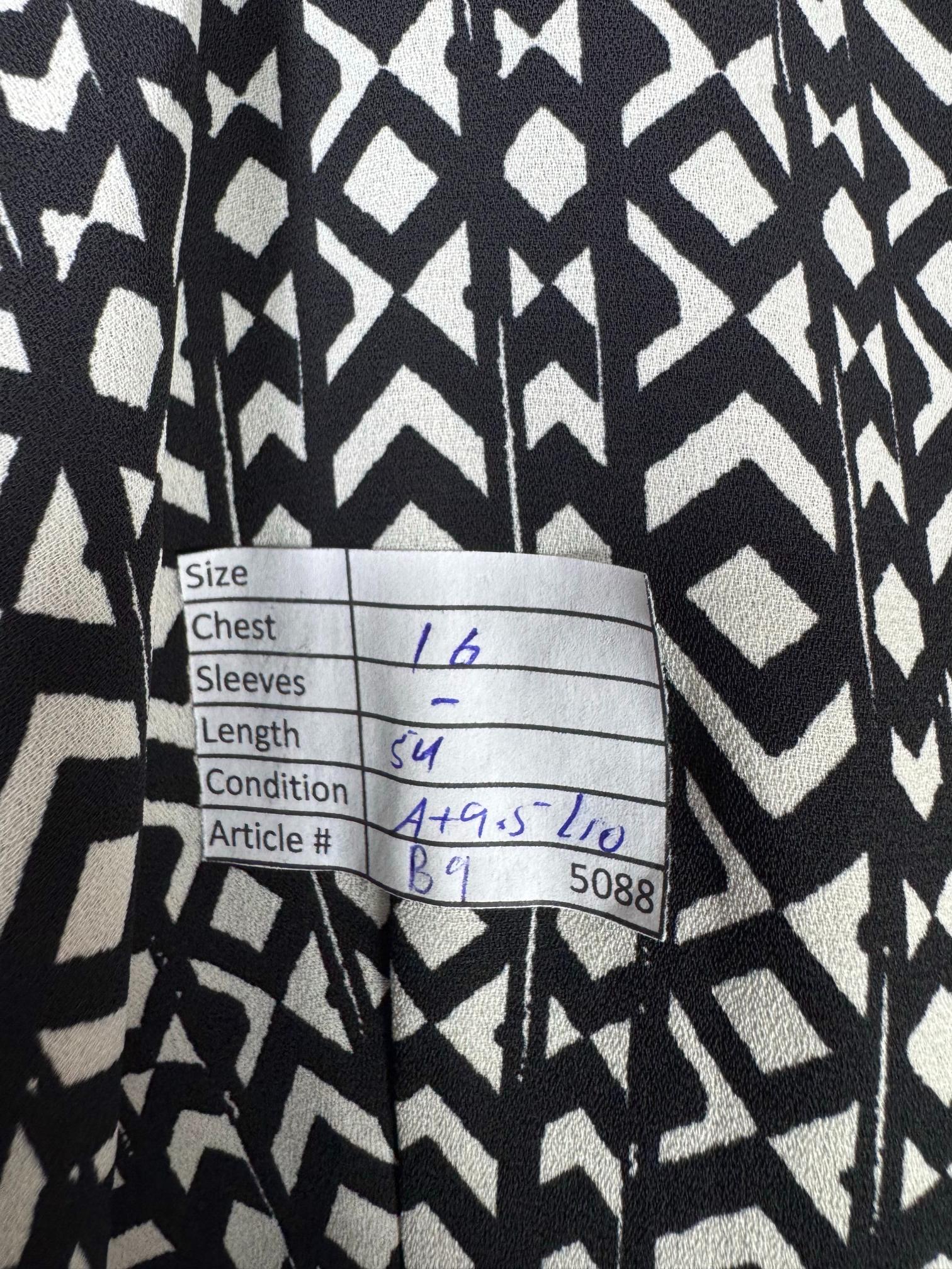 Next® XS | Bust: 16" | Geometric | Maxi Dress | B9 - 5088 - Genuine Maal