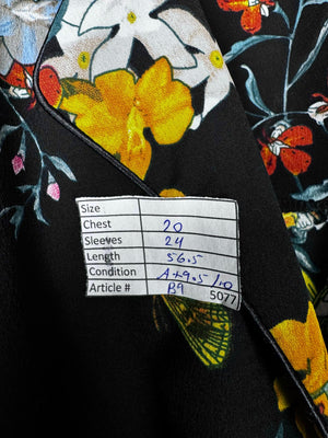 Redherring® Large | Bust: 20" | Floral Print | Maxi Jumpsuit | B9 - 5077 - Genuine Maal