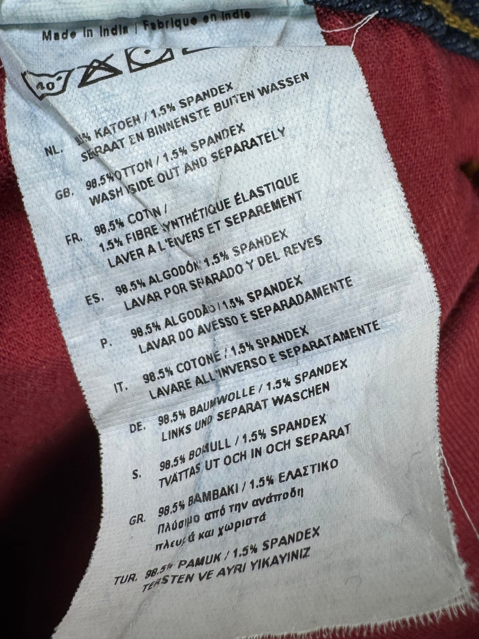 Free Soul® Waist: 32" | Blue | Denim Pant | Cotton - Spandex | 2679 - Genuine Maal