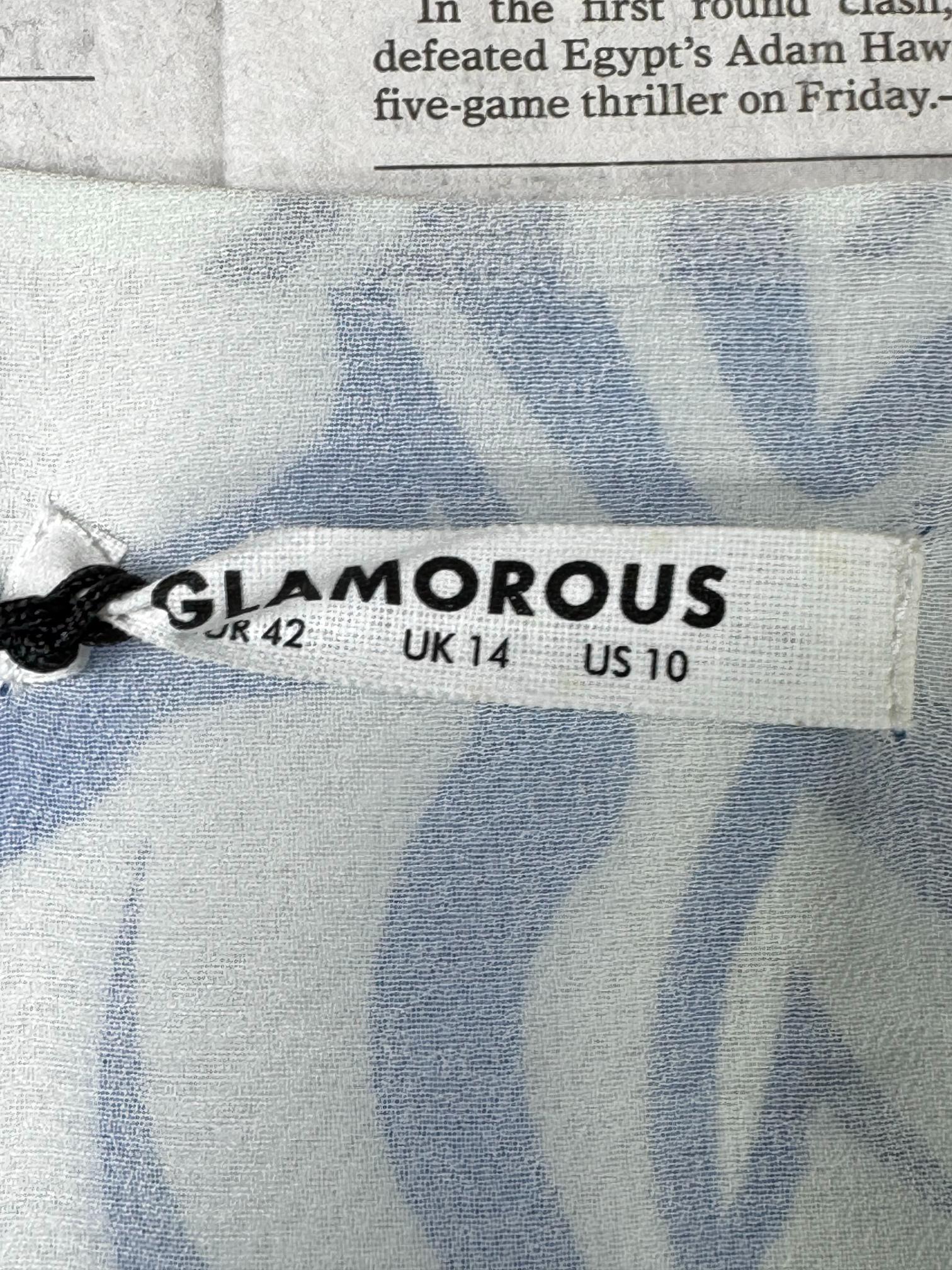 Glamorous® Large | Bust: 20" | Marble Print | Maxi Dress | B9 - 5074 - Genuine Maal
