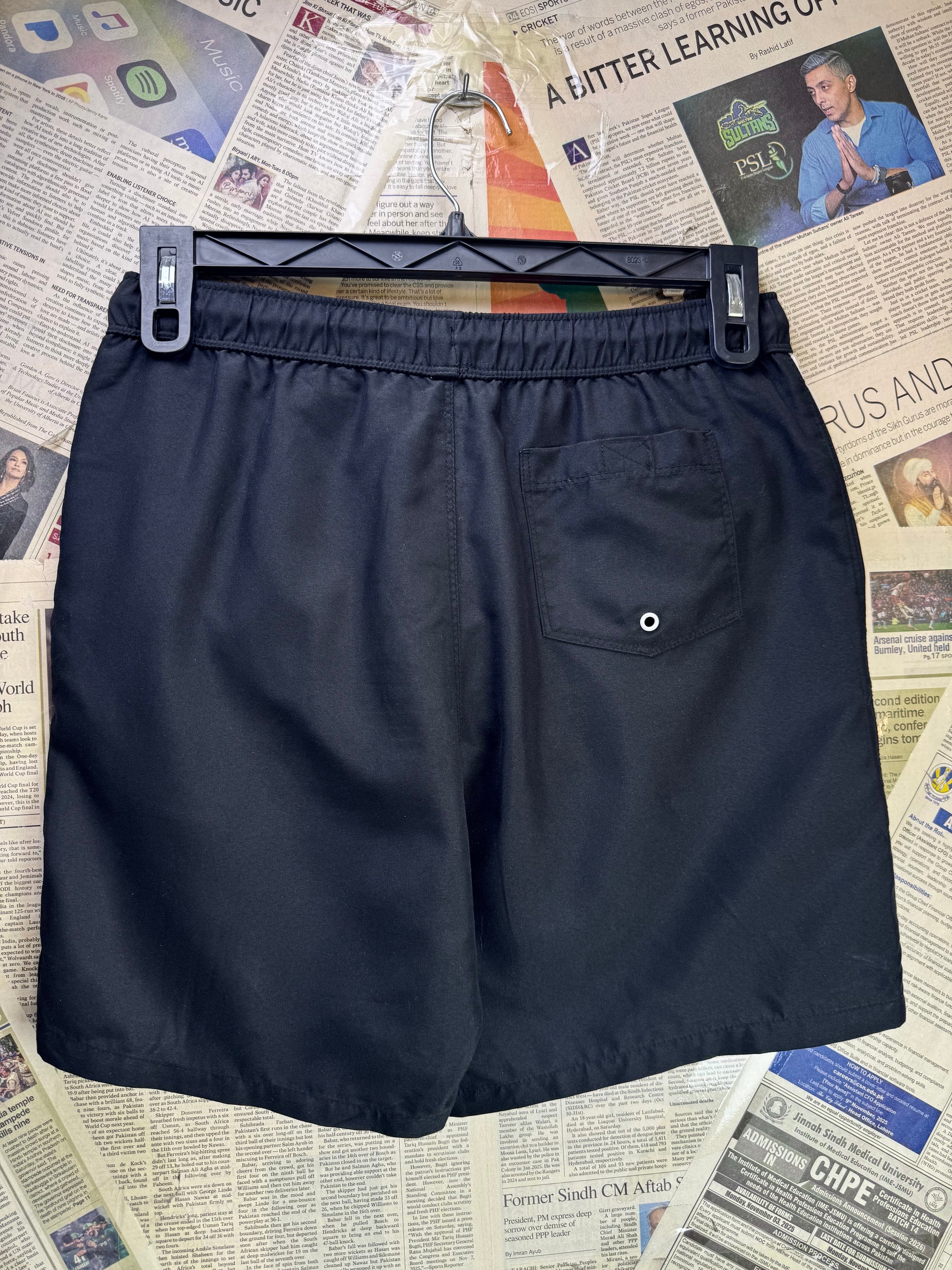 Asos® Waist: 28" to 30" | Black | Swim Shorts | Poly | 1559 - Genuine Maal