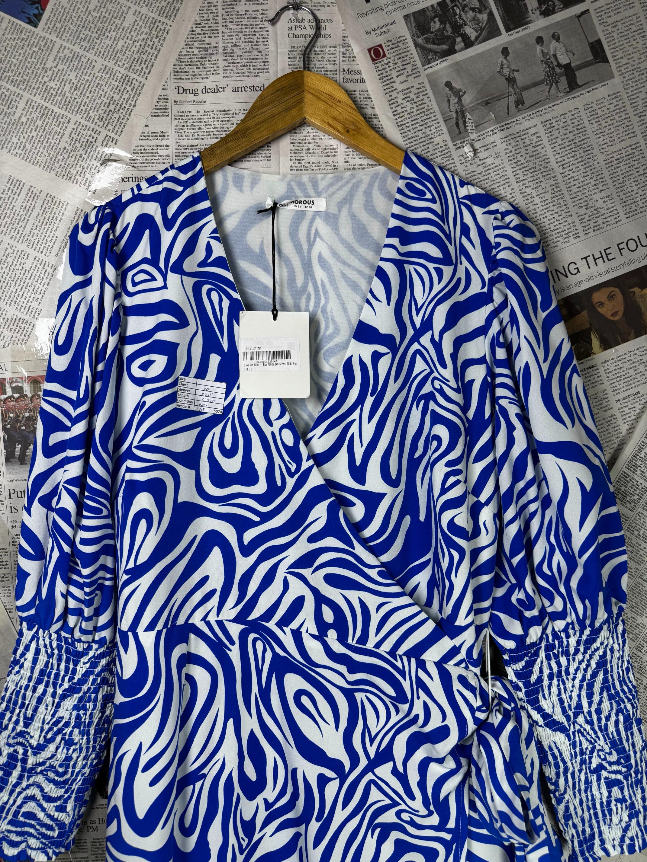 Glamorous® Large | Bust: 20" | Marble Print | Maxi Dress | B9 - 5074 - Genuine Maal