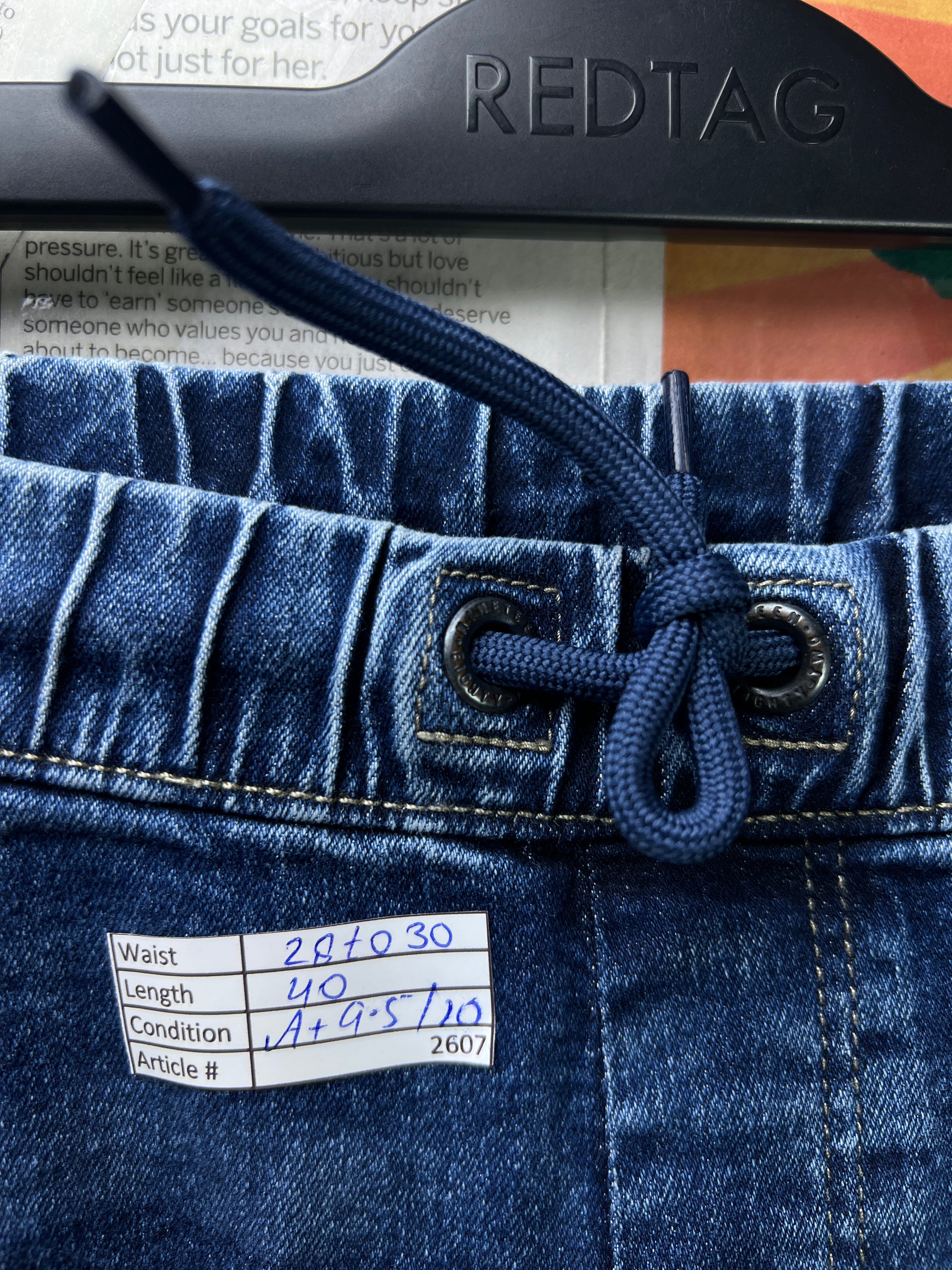 Next® Waist: 28" to 30" | Blue | Denim Trouser | 2607 - Genuine Maal