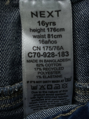 Next® Waist: 28" to 30" | Blue | Denim Trouser | 2607 - Genuine Maal