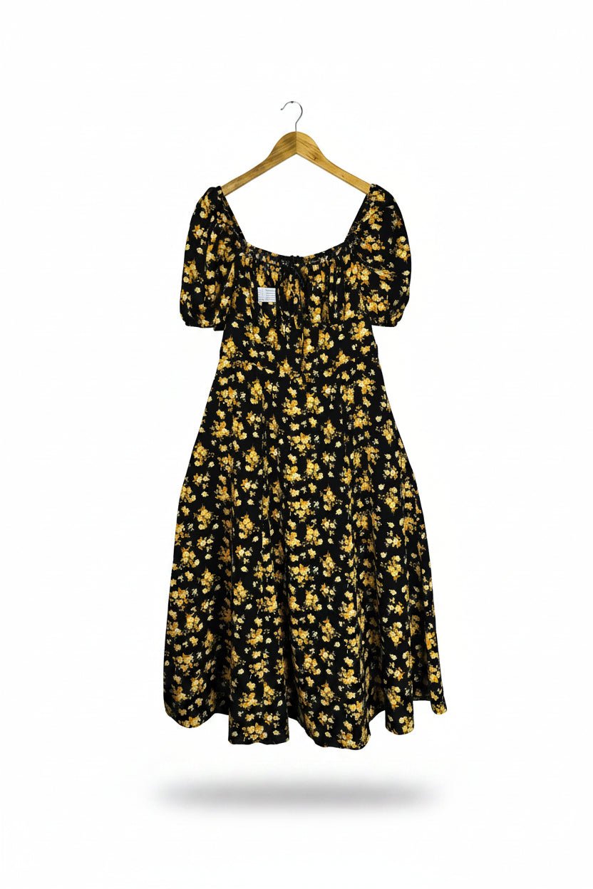 Shein® Small | Bust: 18" | Ditsy Floral Print | Maxi Dress | B9 - 5261 - Genuine Maal