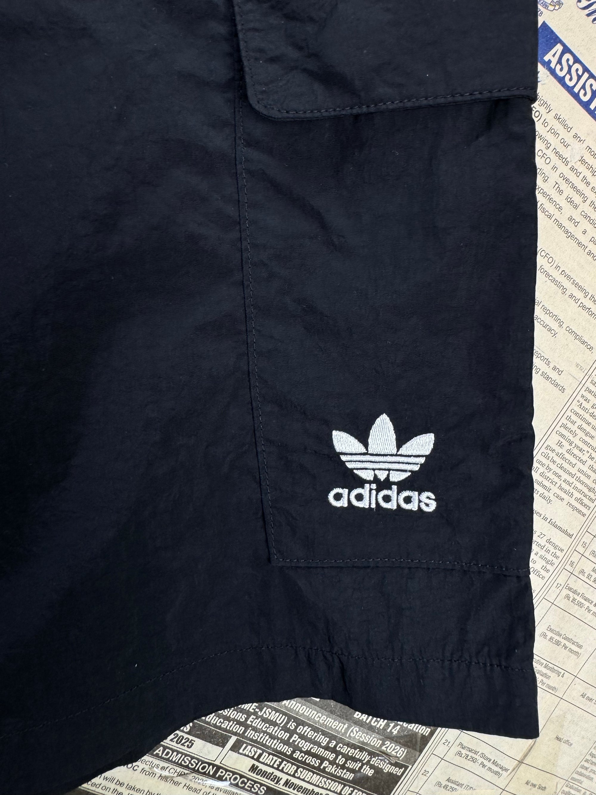 Adid*s® Waist: 30" to 32" | Black | Sports Shorts | Polyamide | 1558 - Genuine Maal