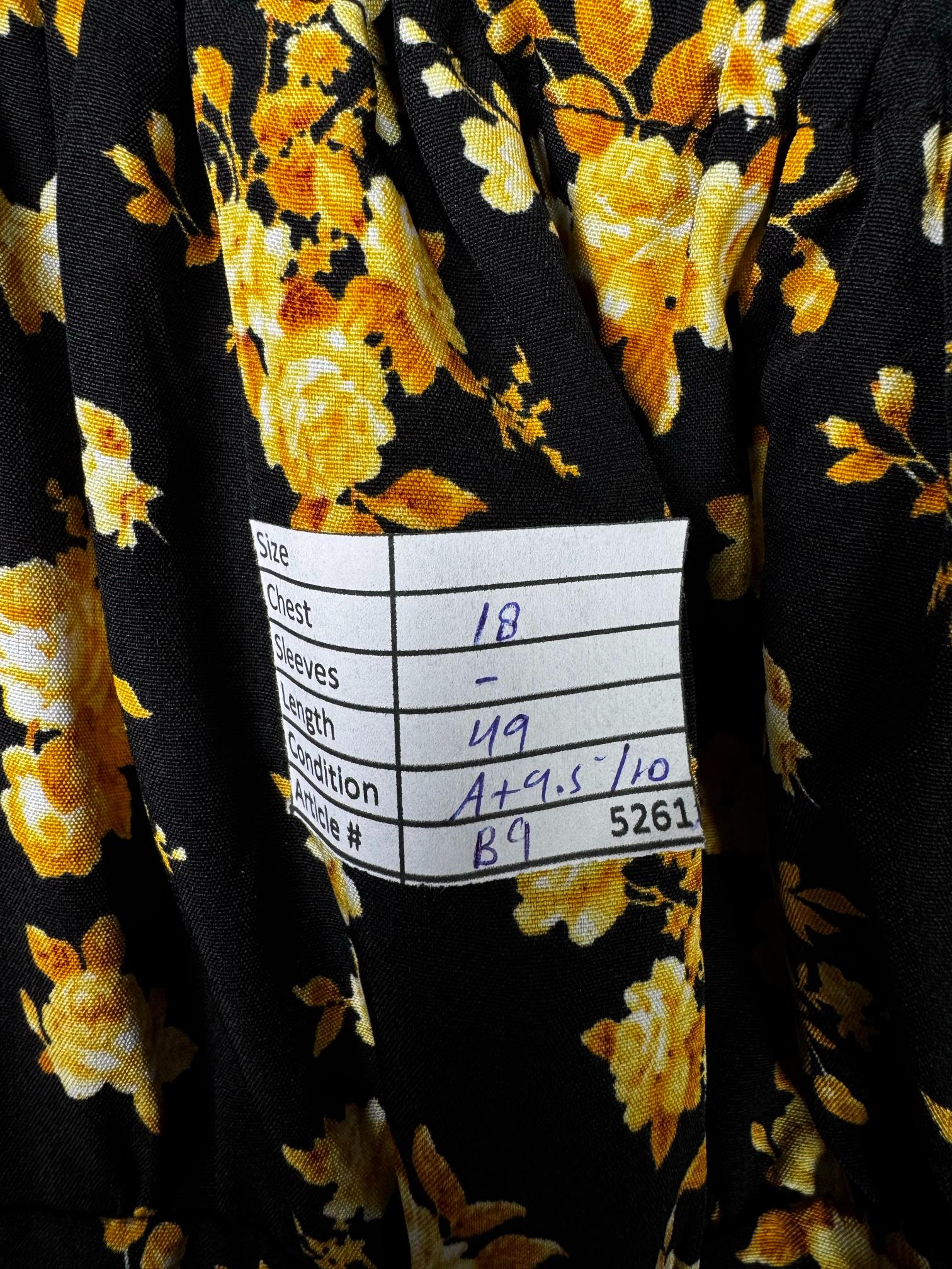 Shein® Small | Bust: 18" | Ditsy Floral Print | Maxi Dress | B9 - 5261 - Genuine Maal
