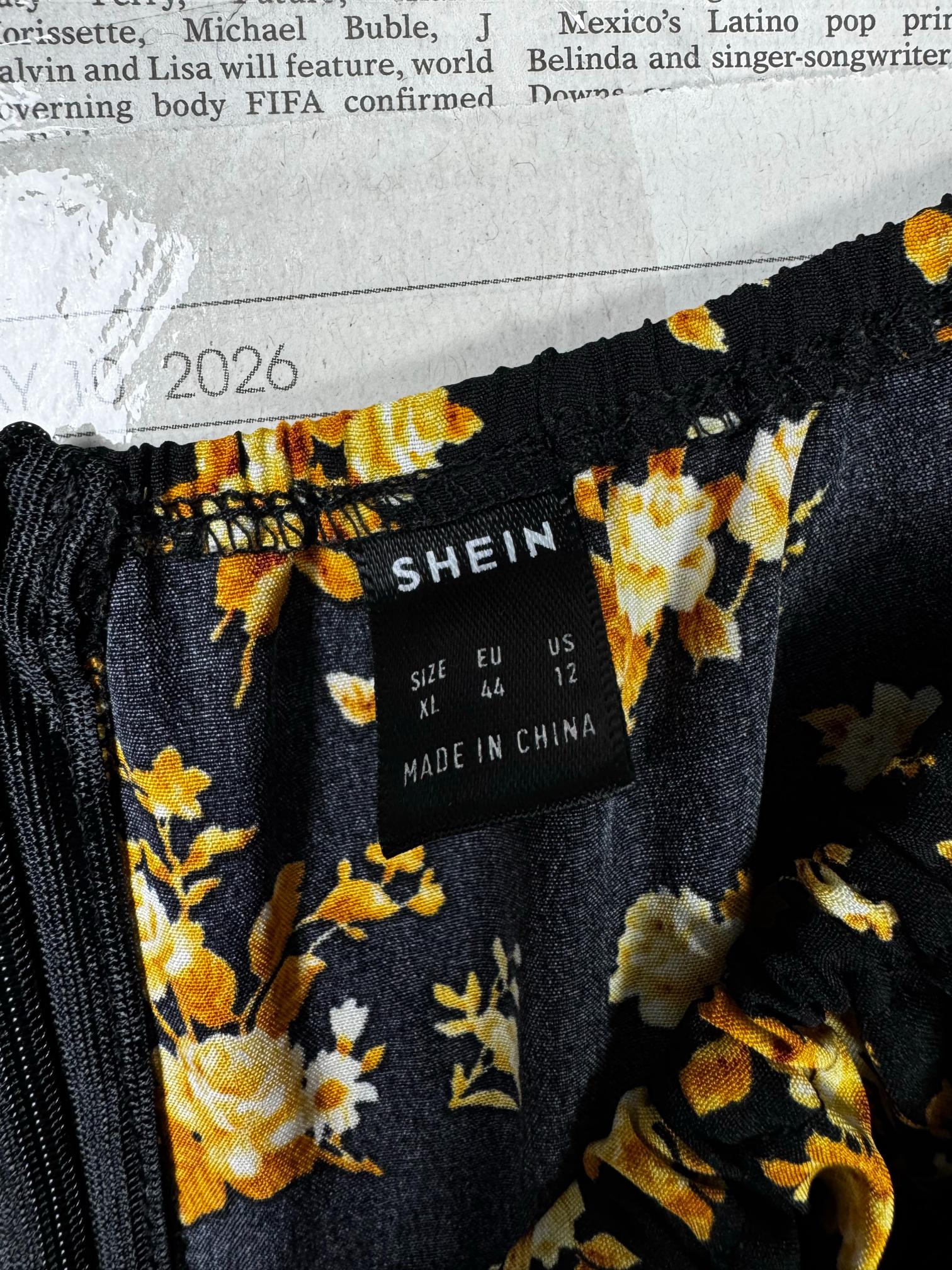 Shein® Small | Bust: 18" | Ditsy Floral Print | Maxi Dress | B9 - 5261 - Genuine Maal