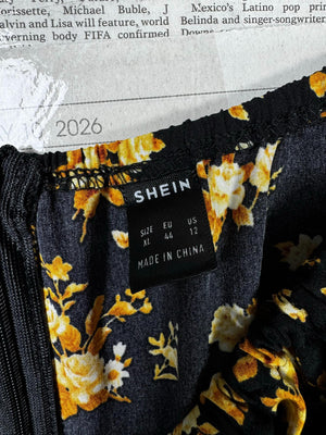 Shein® Small | Bust: 18" | Ditsy Floral Print | Maxi Dress | B9 - 5261 - Genuine Maal