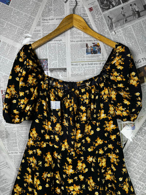 Shein® Small | Bust: 18" | Ditsy Floral Print | Maxi Dress | B9 - 5261 - Genuine Maal